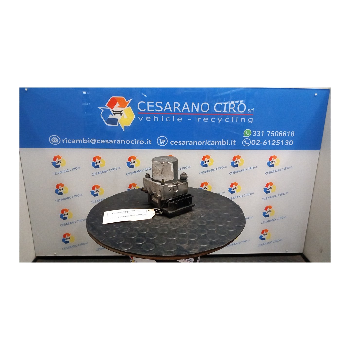 AGGREGATO ABS 021 PEUGEOT EXPERT FURGONE 3A SERIE (12/06 9HU 4541EN