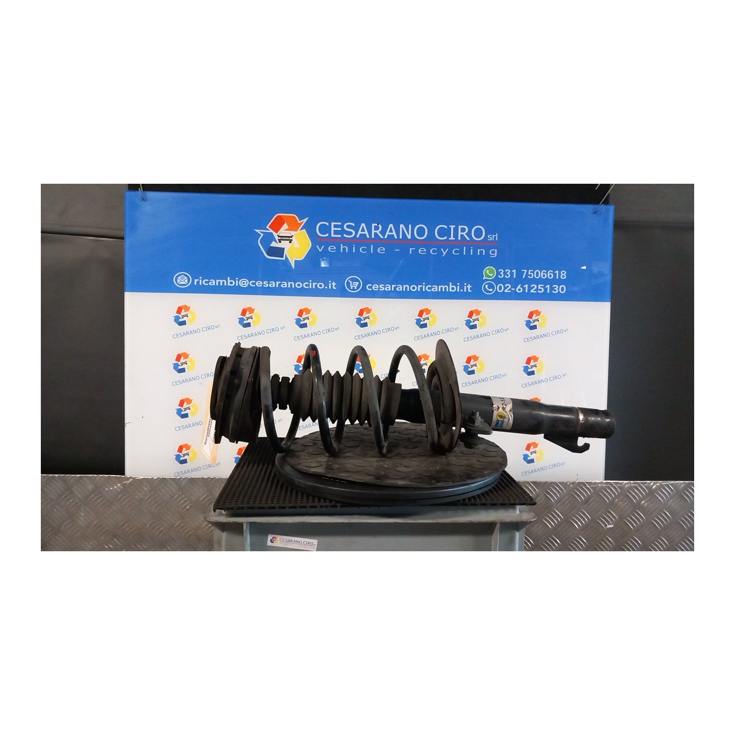 AMMORTIZZATORE ANT. PUNZONATURA = 8200663655 SX. 083 RENAULT MEGANE C+C 2A SERIE (02/06-02/ F4RZ7 8200663655