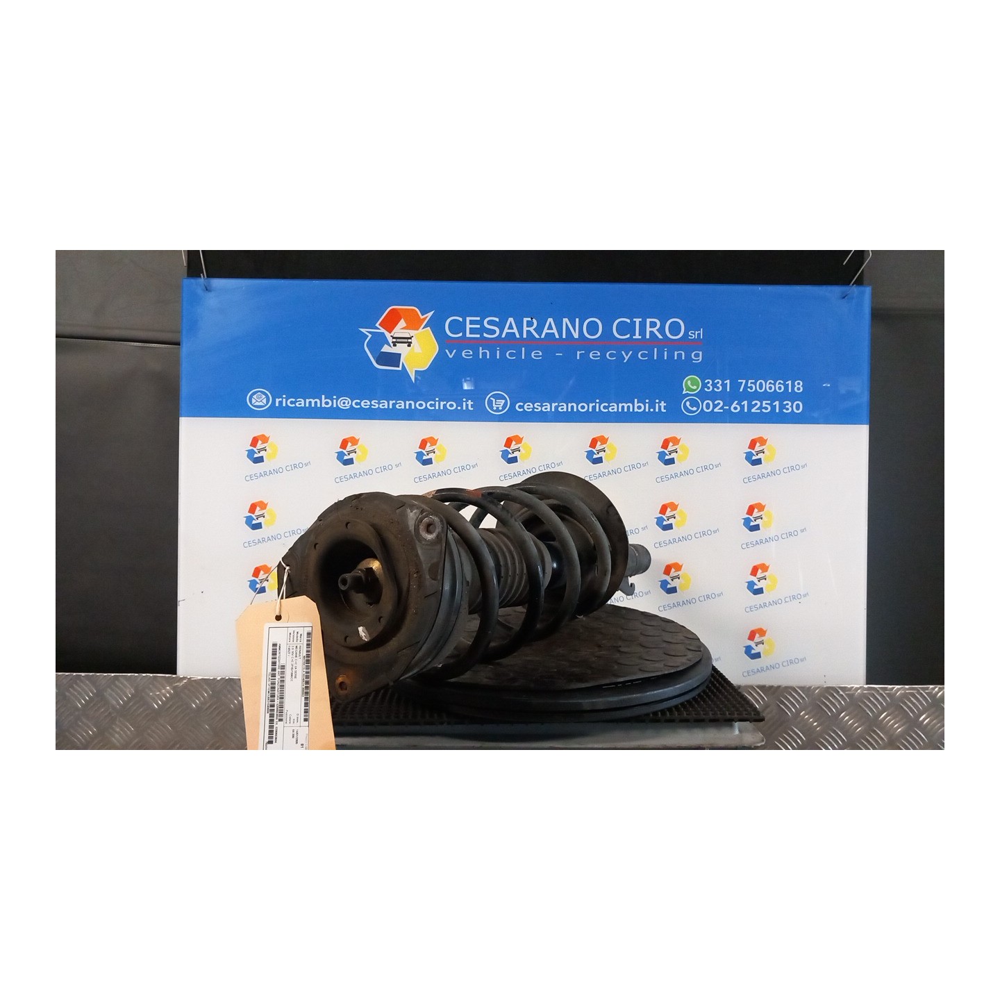 AMMORTIZZATORE ANT. PUNZONATURA = 8200663655 SX. 083 RENAULT MEGANE C+C 2A SERIE (02/06-02/ F4RZ7 8200663655