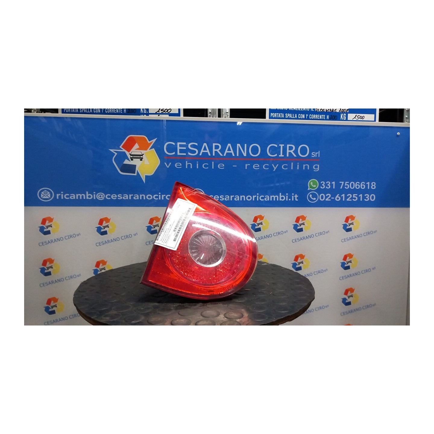 FANALE POST. PARTE INT. SEIMA/AL SX. 116 VOLKSWAGEN GOLF (1K) (10/03-12/09) BKD 1K6945093E