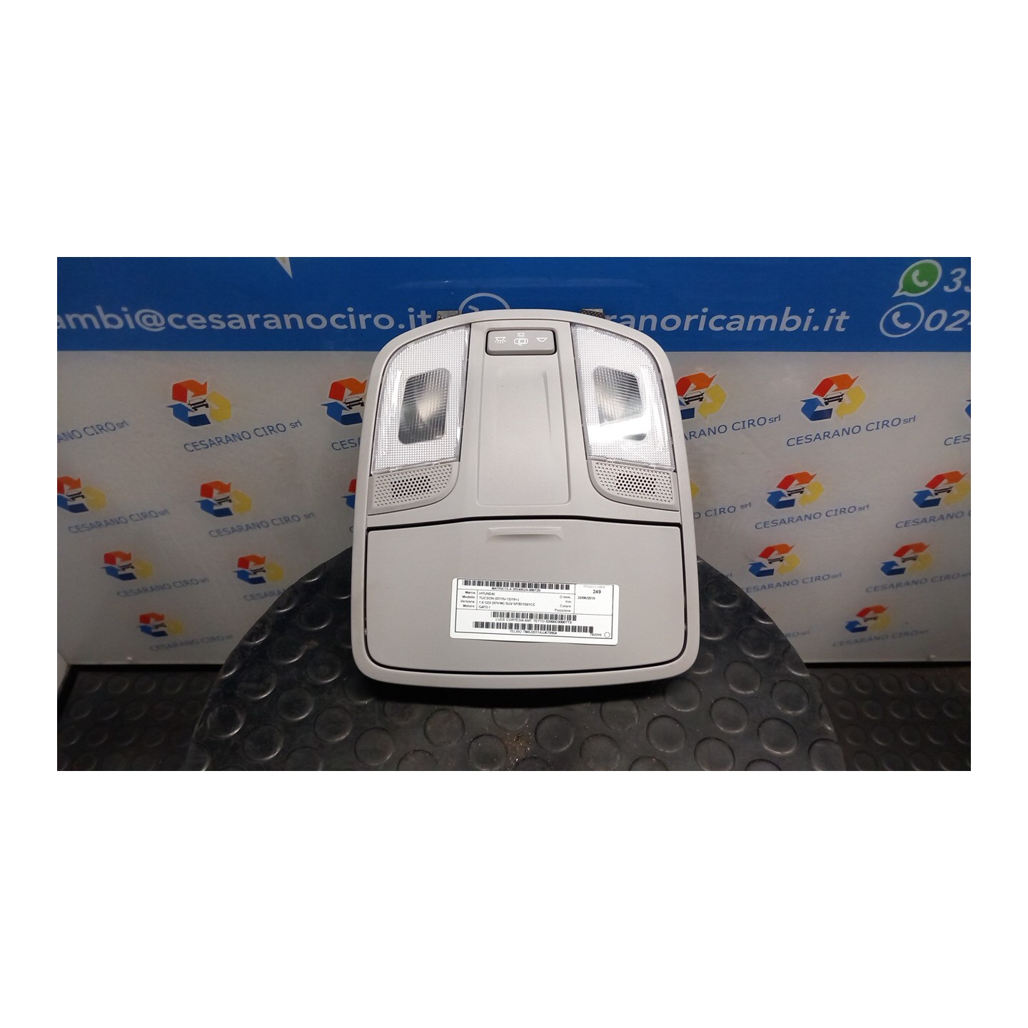 LUCE CORTESIA ANT. TETTO 128 HYUNDAI TUCSON (07/15-12/18) G4FD 92800D3000TTX