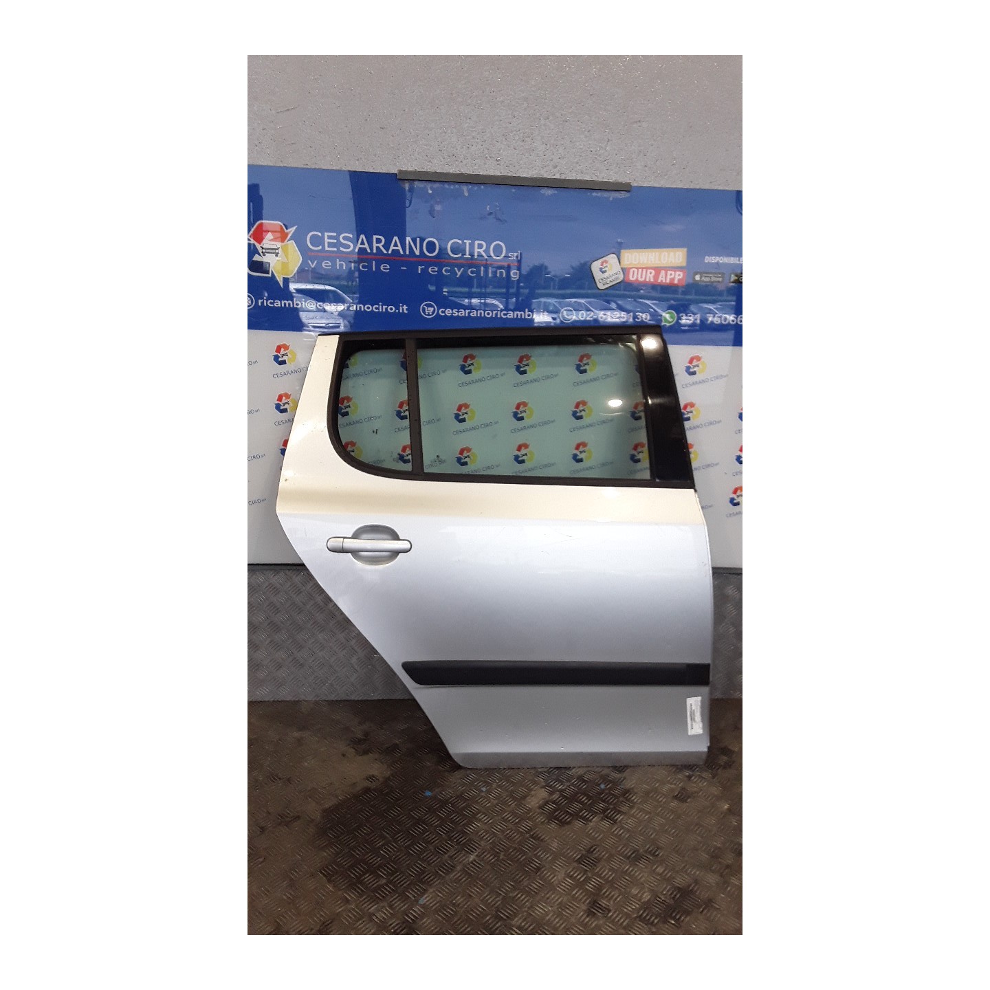 PORTA POST. DX. 213 SKODA FABIA (54) (04/07-03/15) BXW 5J6833052