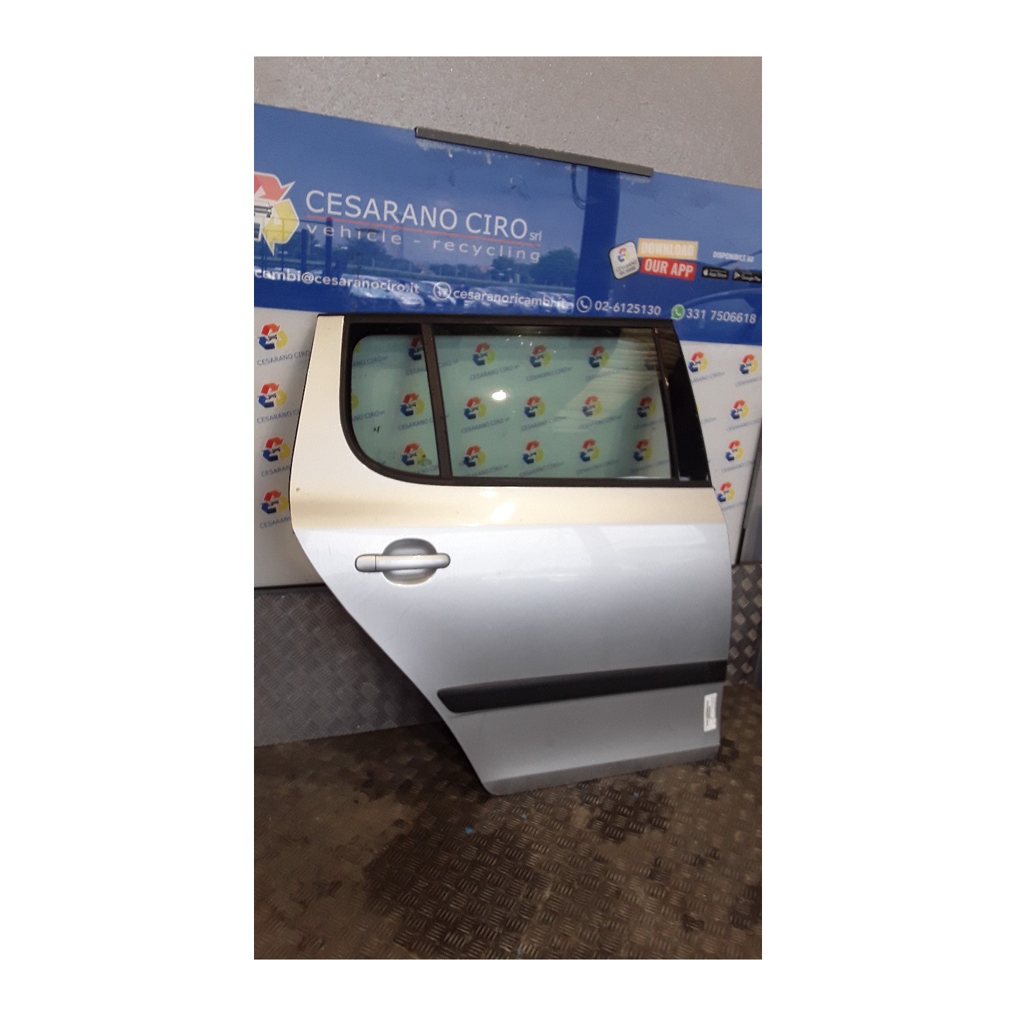 PORTA POST. DX. 213 SKODA FABIA (54) (04/07-03/15) BXW 5J6833052