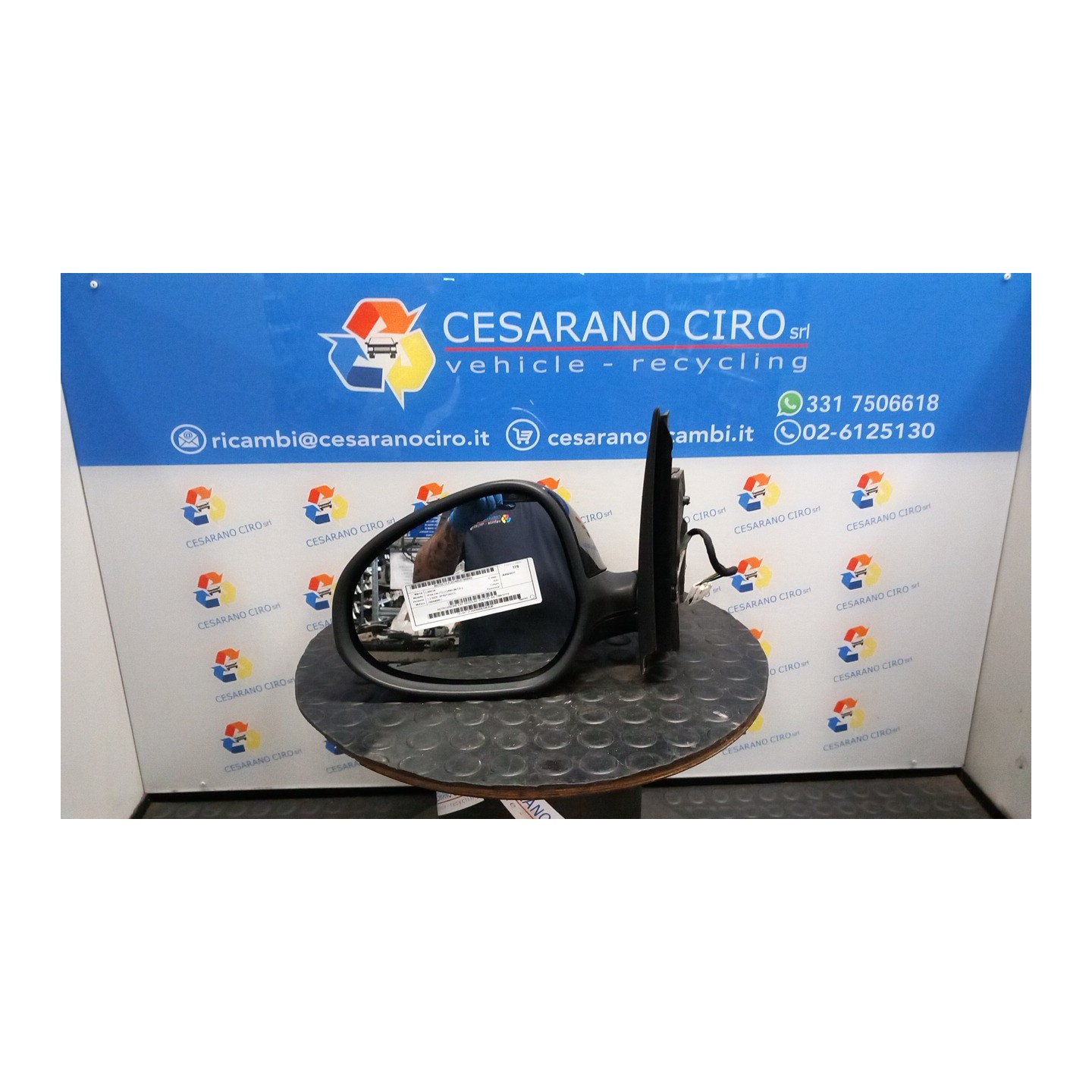 RETROVISORE EST. REGOLAZ. ELETTR. SX. 059 LANCIA YPSILON (TI) (12/08-06/13) 169A4000 735512112