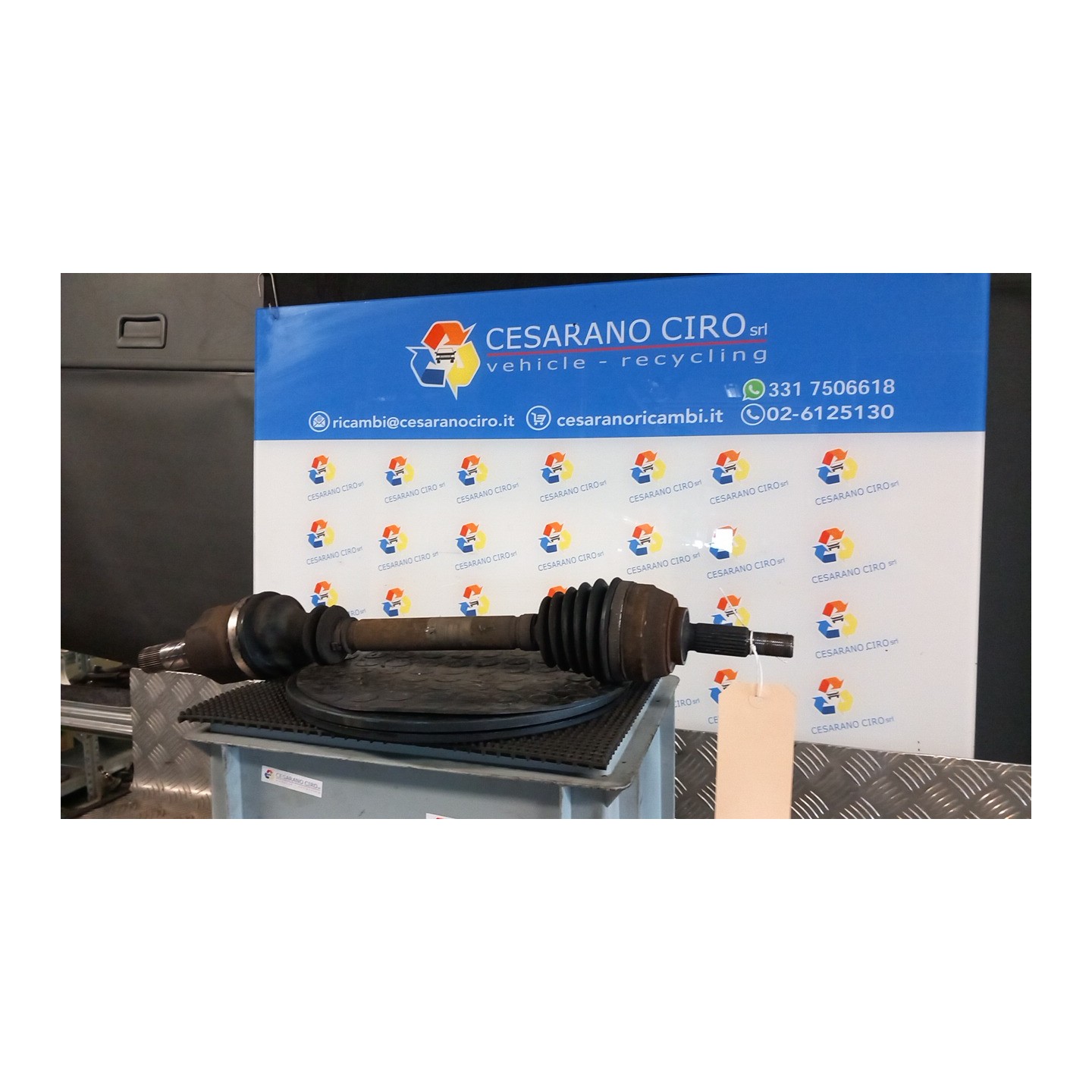 SEMIALBERO ANT. COMPL. SX. 081 RENAULT MEGANE C+C 2A SERIE (02/06-02/ F4RZ7 8200285909