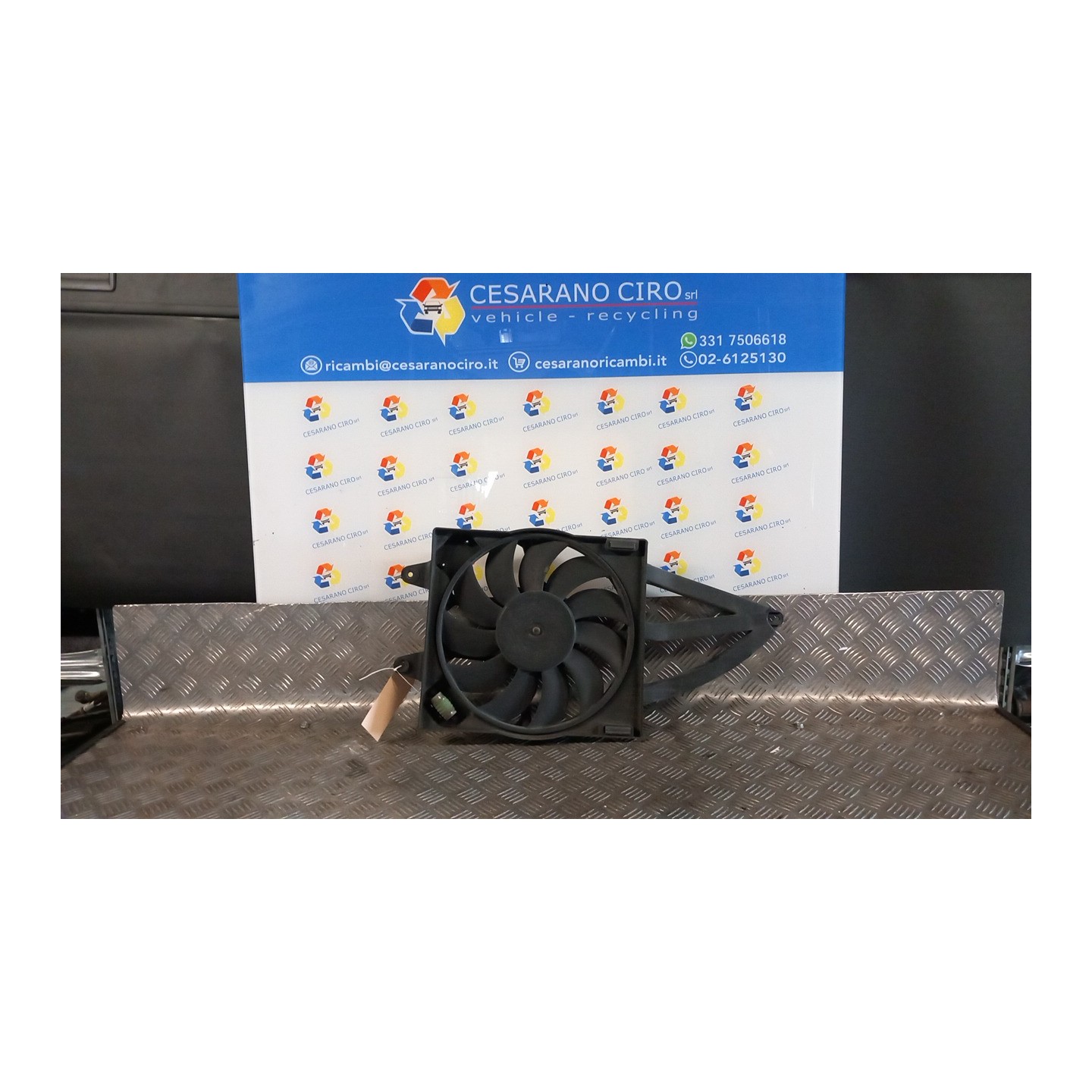 ELETTROVENTOLA CON SUPPORTO CLIMA 1/ CLIMA 2 041 FIAT PANDA (3U) (09/09-09/11) 188A4000 51829974