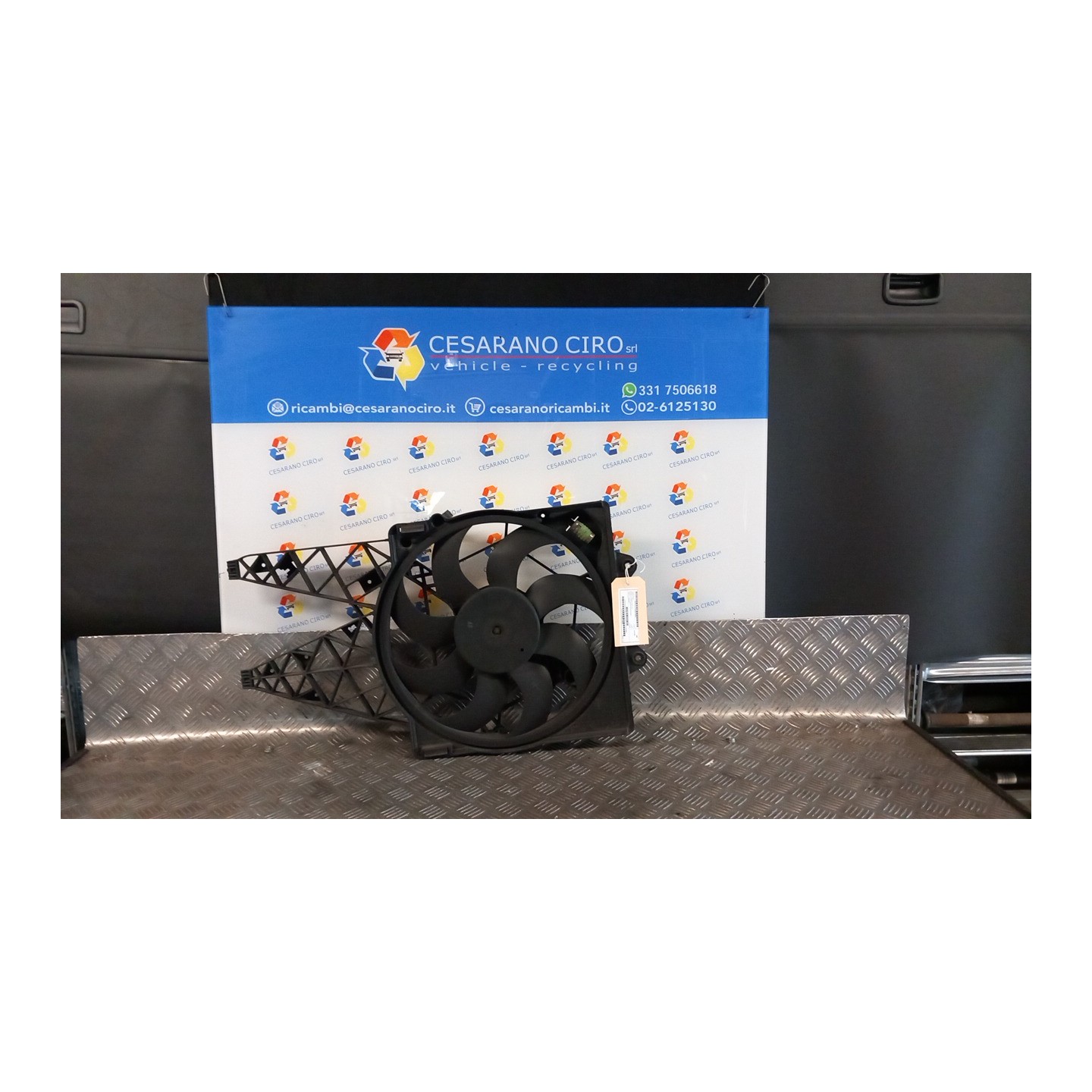 CONVOGLIATORE ARIA C/ELETTROVENTOLA A/C 049 FIAT GRANDE PUNTO (2Y) (06/05-12/08 199A3000 55703902