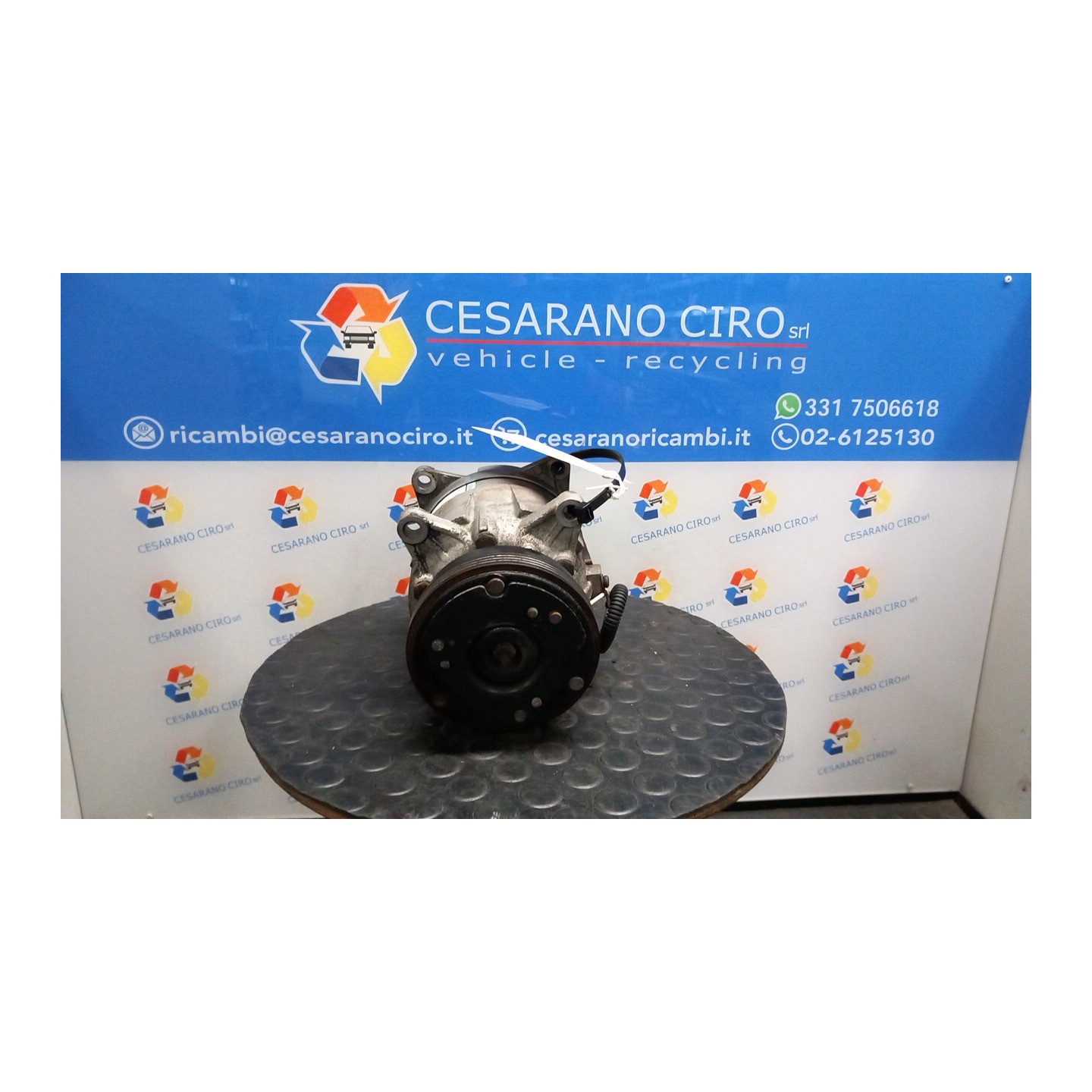 COMPRESSORE A/C 063 RENAULT MEGANE 1A SERIE (01/96-09/99) K7MA7 7700272987