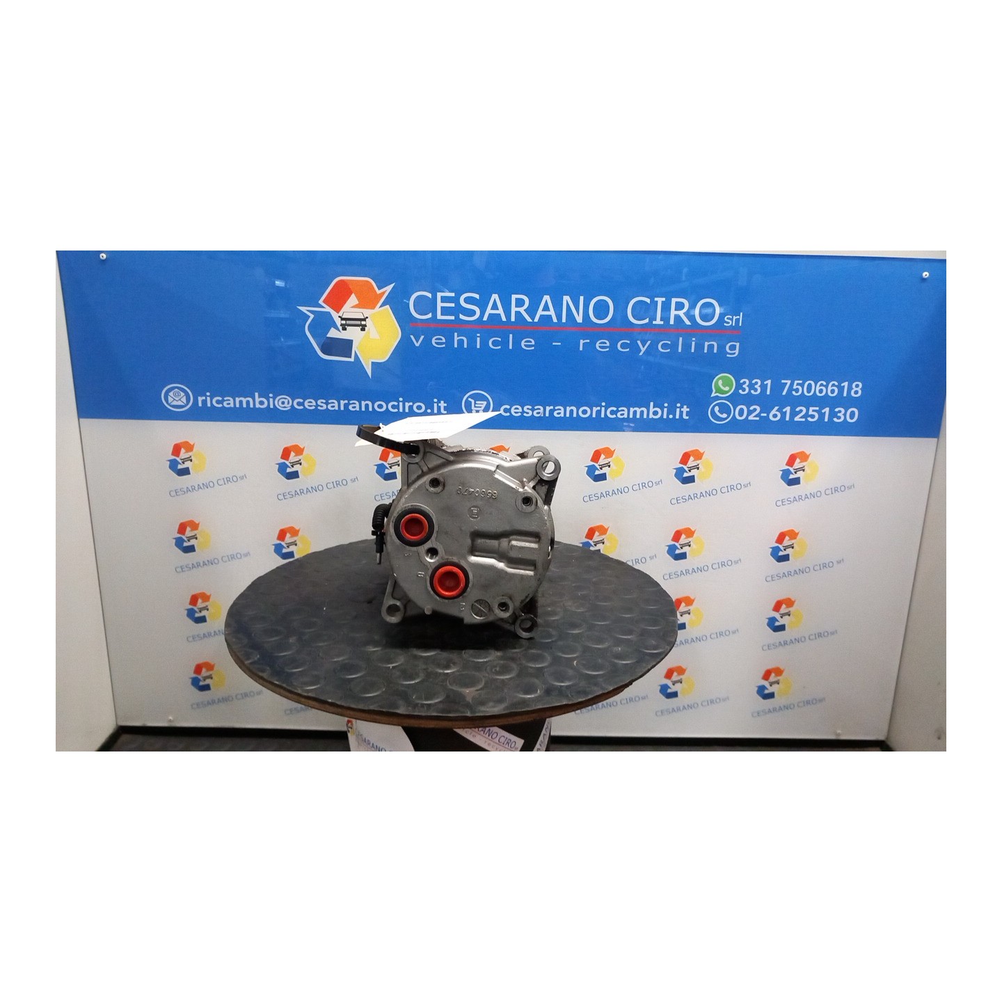 COMPRESSORE A/C 063 RENAULT MEGANE 1A SERIE (01/96-09/99) K7MA7 7700272987