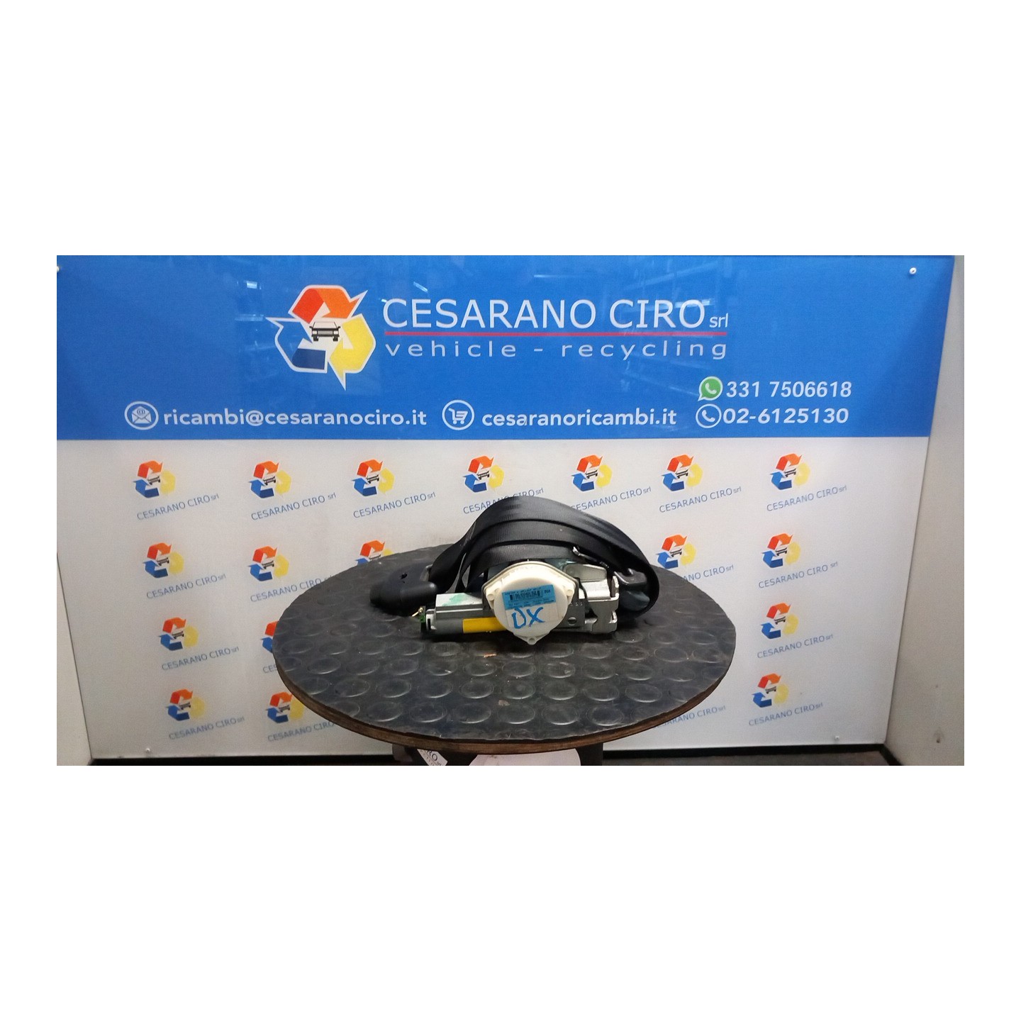 CINTURA DI SICUREZZA ANT. DX. 015 FORD KA (CCU) (10/08-03/17) 169A4000 1564591