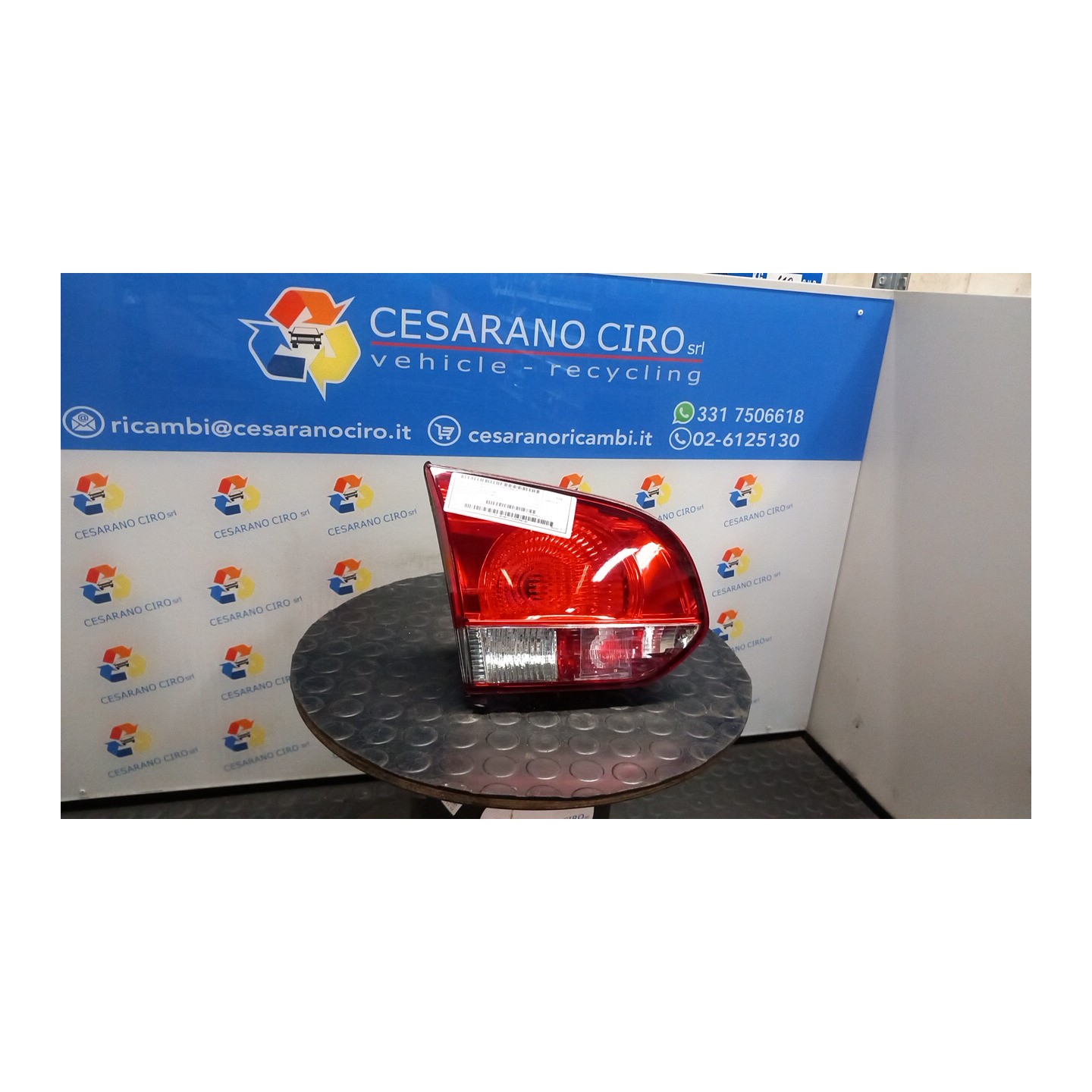 FANALE POST. PARTE INT. VALEO SX. 024 VOLKSWAGEN GOLF (5K/AJ) (09/08-) CGG 5K0945093G
