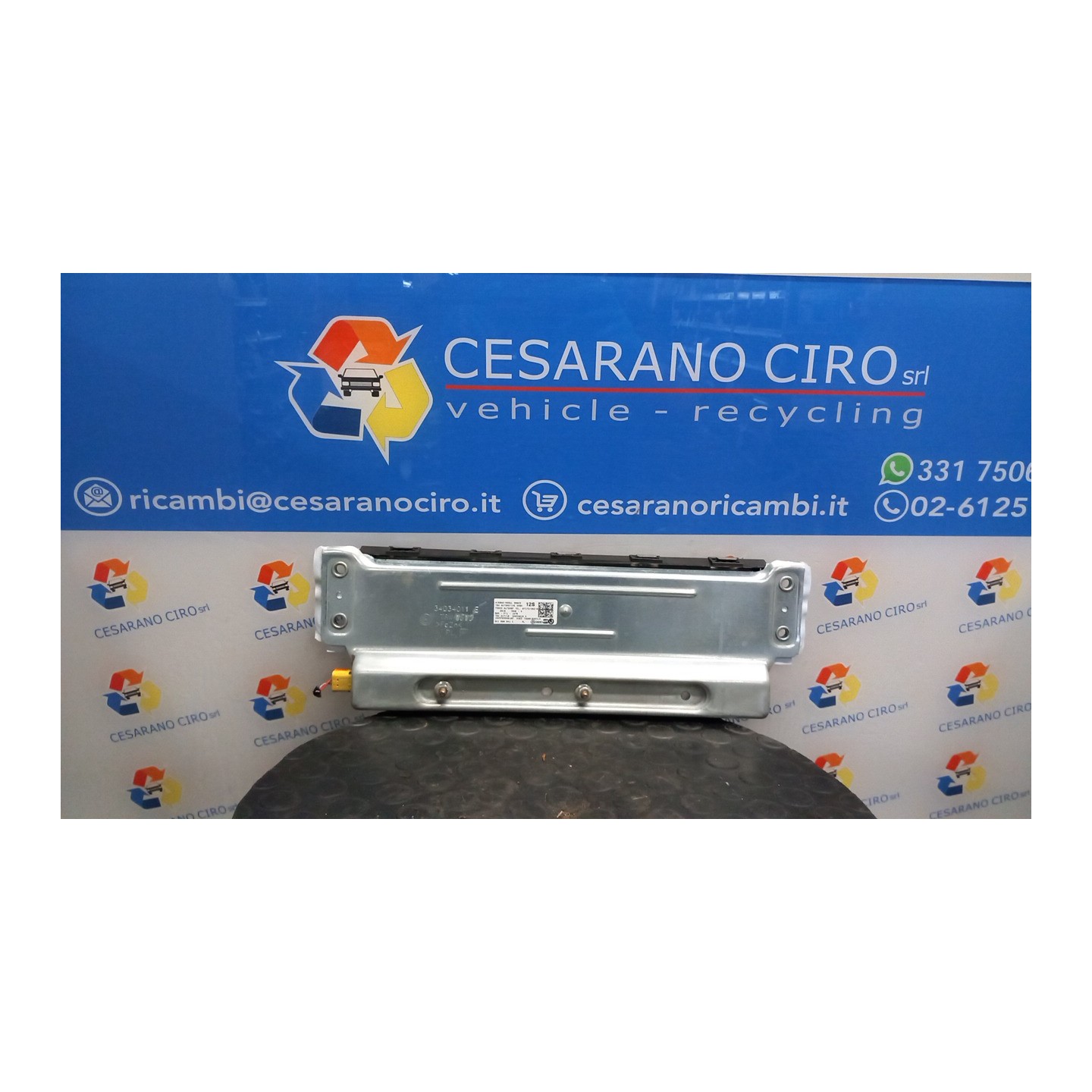 DISPOSITIVO AIRBAG LATO PASSEGGERO 027 VOLKSWAGEN GOLF (5K/AJ) (09/08-) CGG 5K0880204A