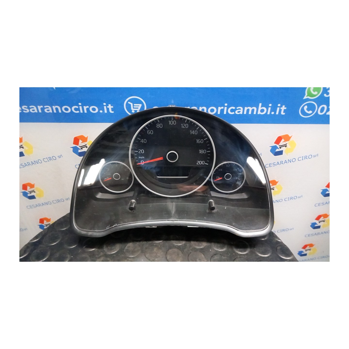 QUADRO STRUMENTI COMPL. 200KM/H/HIGH BLACK 048 VOLKSWAGEN UP! (1S) (11/11-10/16) CHY 1S0920860MX