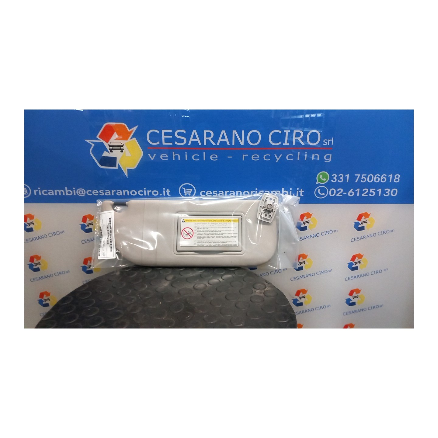 ALETTA PARASOLE PARABREZZA DX. 073 TOYOTA AYGO 1A SERIE (04/05-10/14) 1KRFE 0474109010