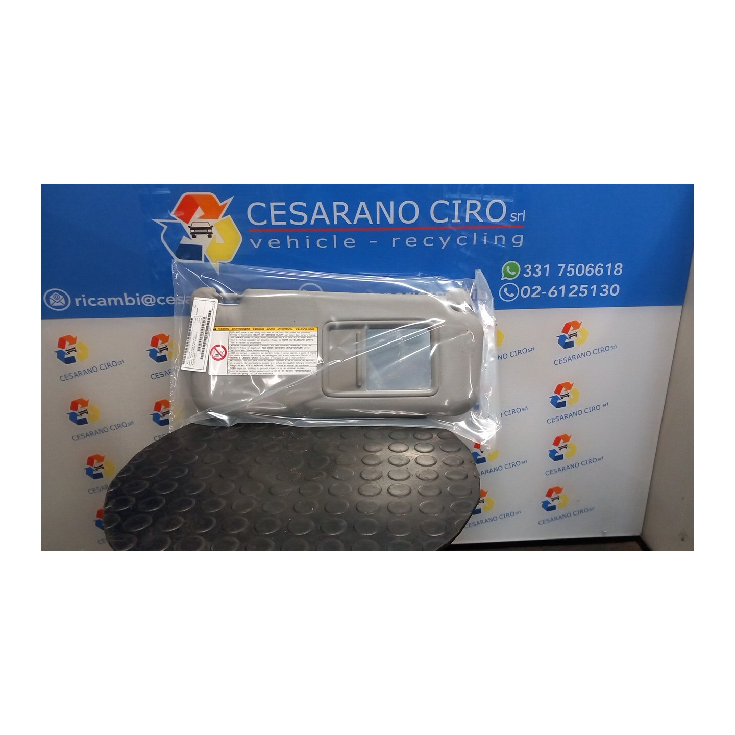 ALETTA PARASOLE PARABREZZA DX. 007 TOYOTA RAV 4 3A SERIE (01/06-10/10) 2ADFHV 7431042410B3