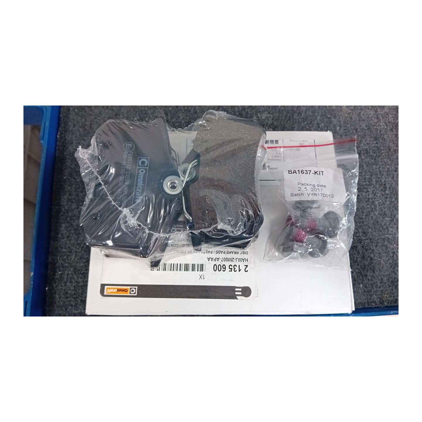 SERIE PASTIGLIE FRENI POST. 004 PEUGEOT 308 (08/07-03/14)  425428