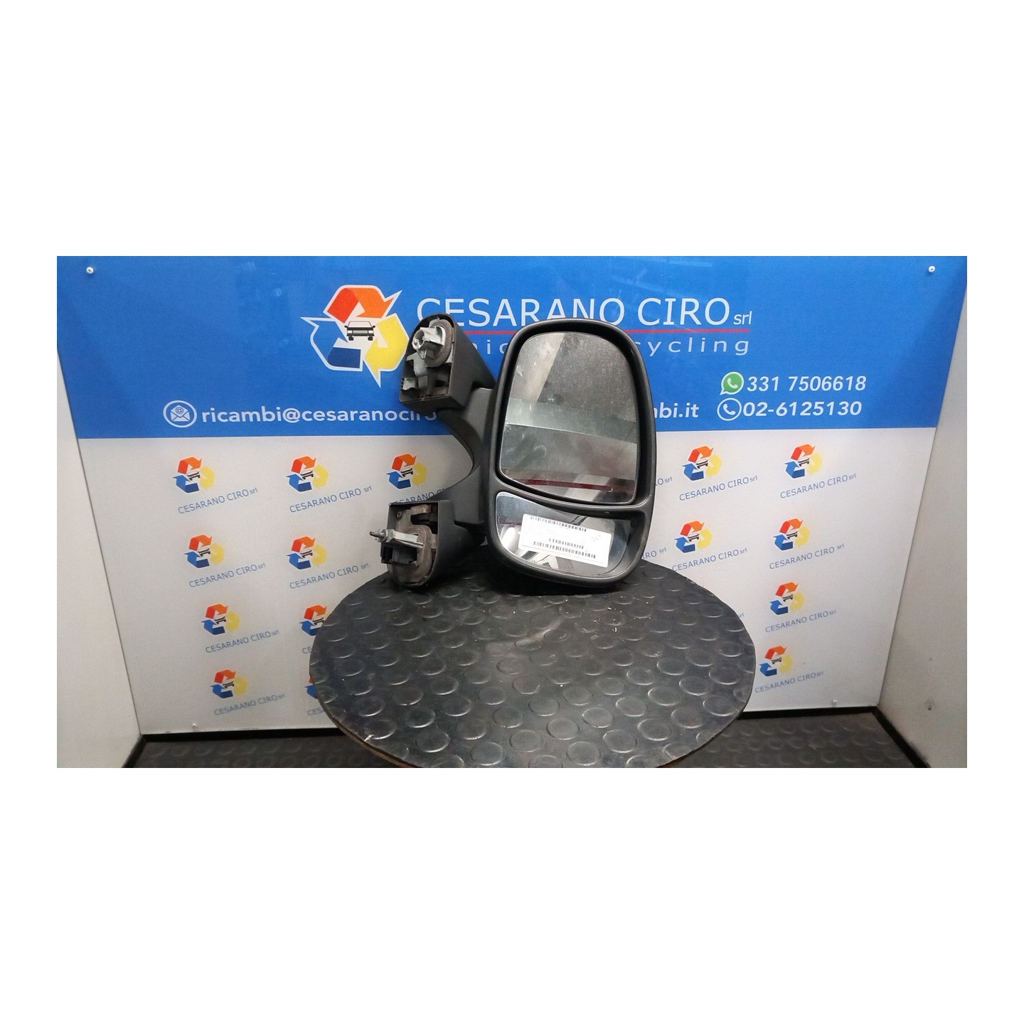 RETROVISORE EST. REGOLAZ. ELETTR. DX. 028 RENAULT TRAFIC (09/06-04/10) G9UB6 7701209224