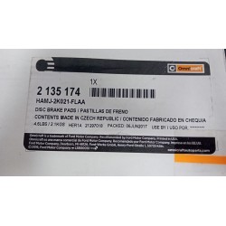 SERIE PASTIGLIE FRENI ANT. 16,5 039 VOLVO S40 (04/04-)  30742029