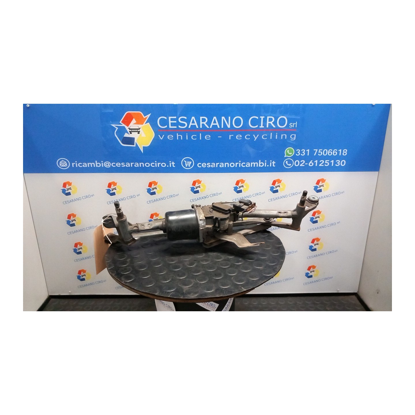 MECCANISMO TERGIPARABREZZA CON MOTORINO 111 RENAULT MEGANE C+C 2A SERIE (02/06-) K4MD8 8200227169