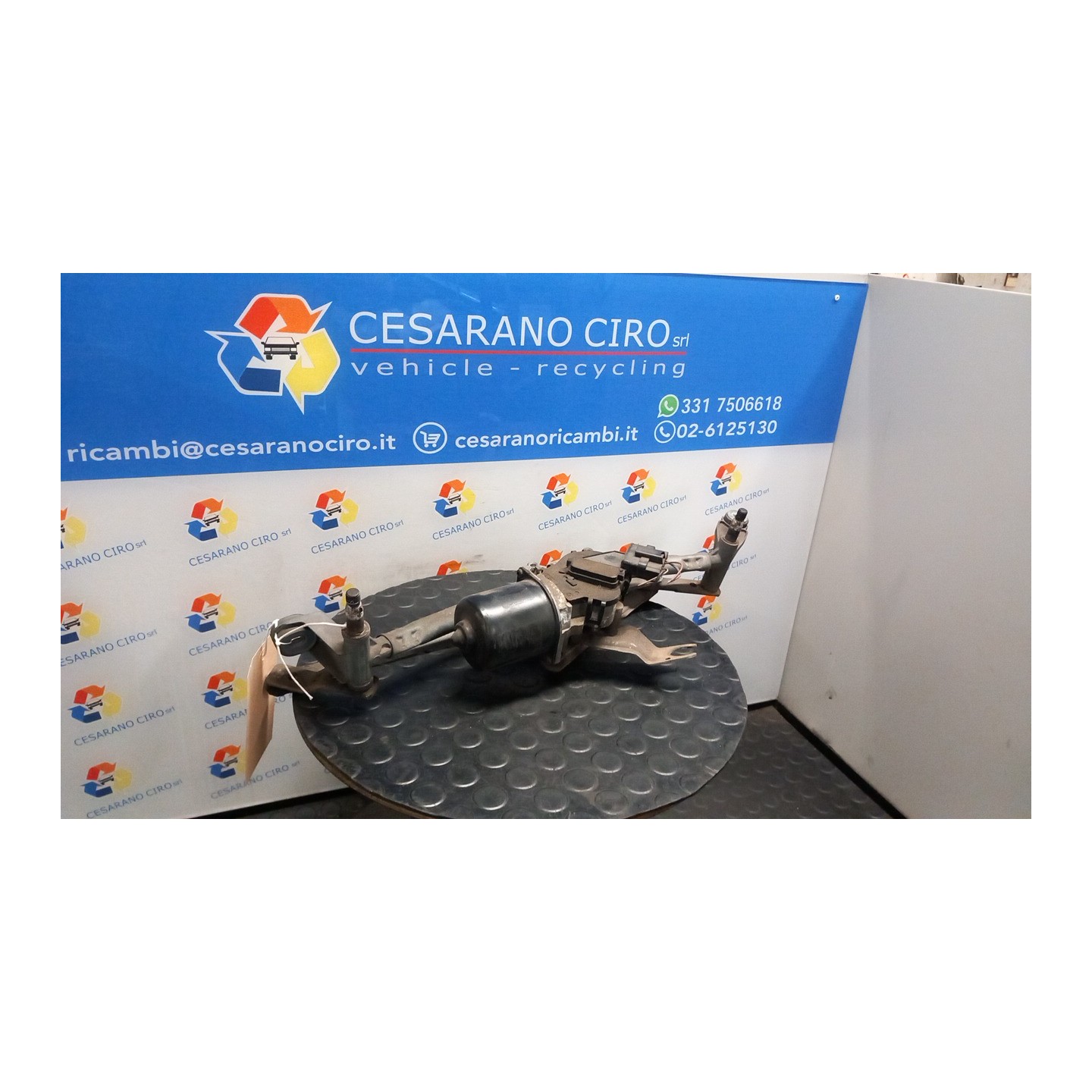 MECCANISMO TERGIPARABREZZA CON MOTORINO 111 RENAULT MEGANE C+C 2A SERIE (02/06-) K4MD8 8200227169
