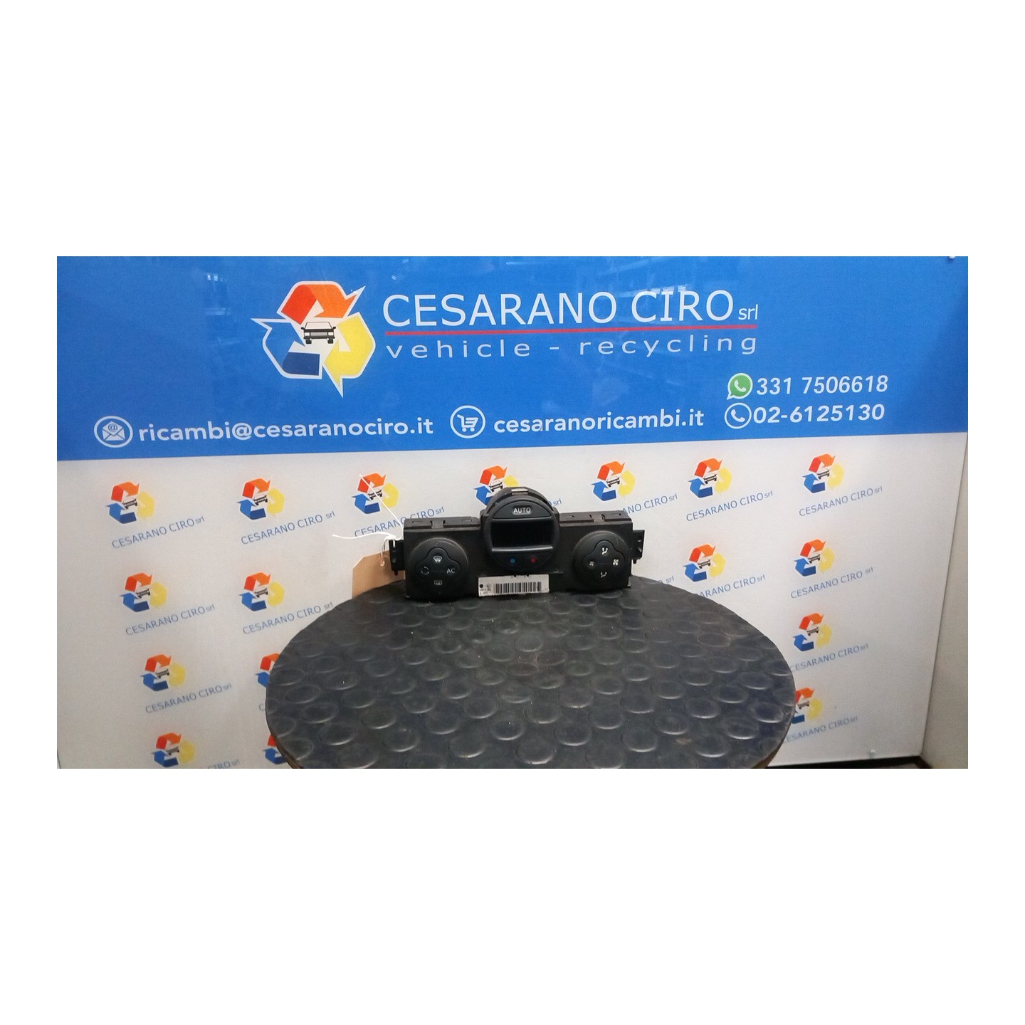 BLOCCO COMANDO CLIMATIZZAZIONE ARIA CONDIZIONATA NORMALE 115 RENAULT MEGANE C+C 2A SERIE (02/06-) K4MD8 7701064234