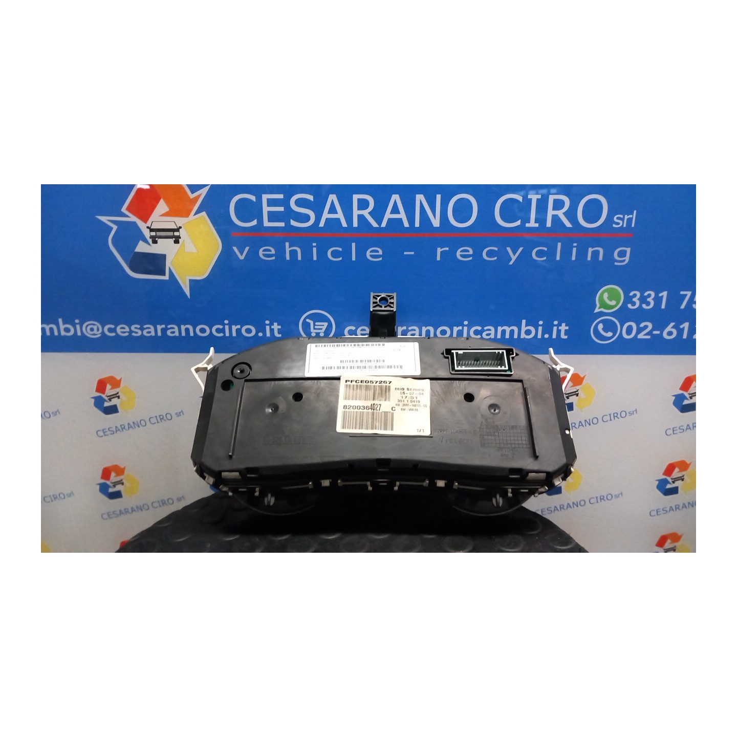 QUADRO PORTASTRUMENTI 120 RENAULT MEGANE C+C 2A SERIE (02/06-) K4MD8 8200720325