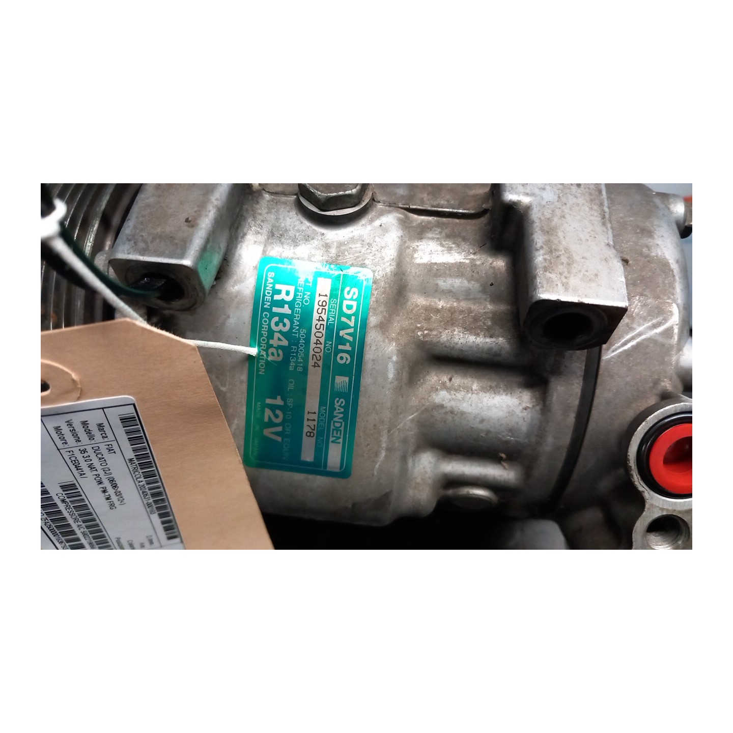 COMPRESSORE A/C 183 FIAT DUCATO (2J) (06/06-03/12) F1CE0441A 5802219858