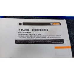 SERIE PASTIGLIE FRENI ANT. RIVEST. S 207 BMW SERIE 5 (F10) (01/10-)  34116858047