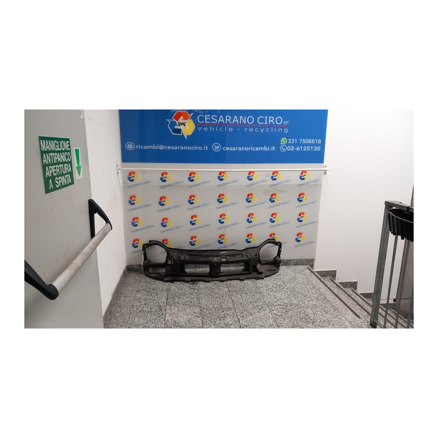 TRAVERSA PARAURTI ANT. 097 RENAULT TRAFIC (09/06-04/10) G9UB6 7782432194