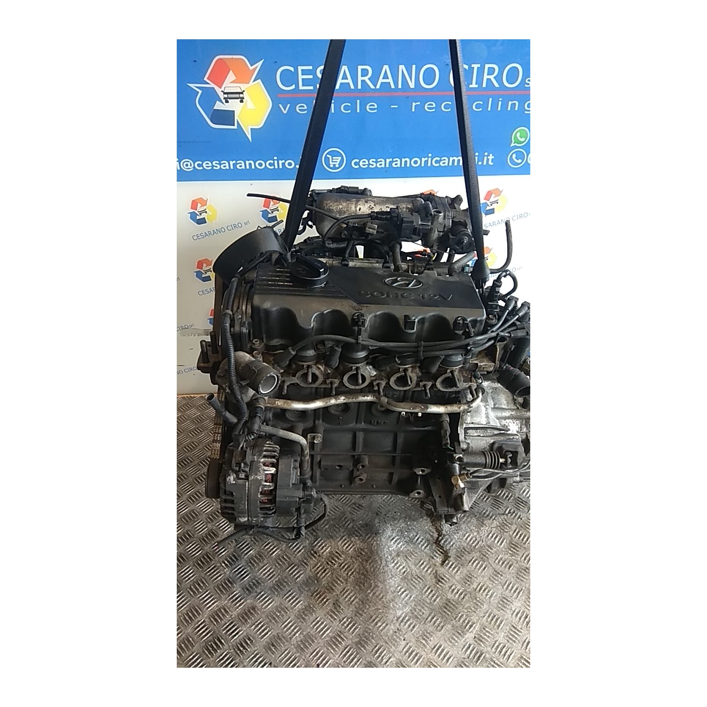 MOTORE SEMICOMPL. 054 HYUNDAI GETZ (07/02-12/09) G4EA 2110122Y02
