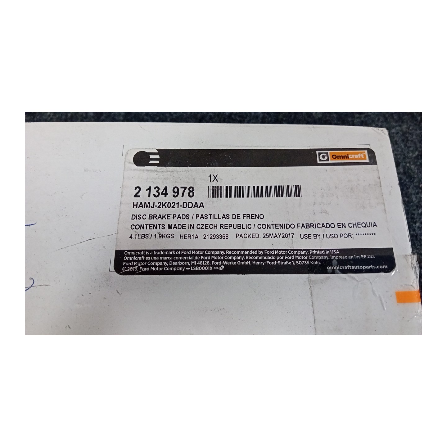 SERIE PASTIGLIE FRENI ANT. 166 MERCEDES-BENZ CLASSE A (W/C169) (07/04-04/13  A1694201920