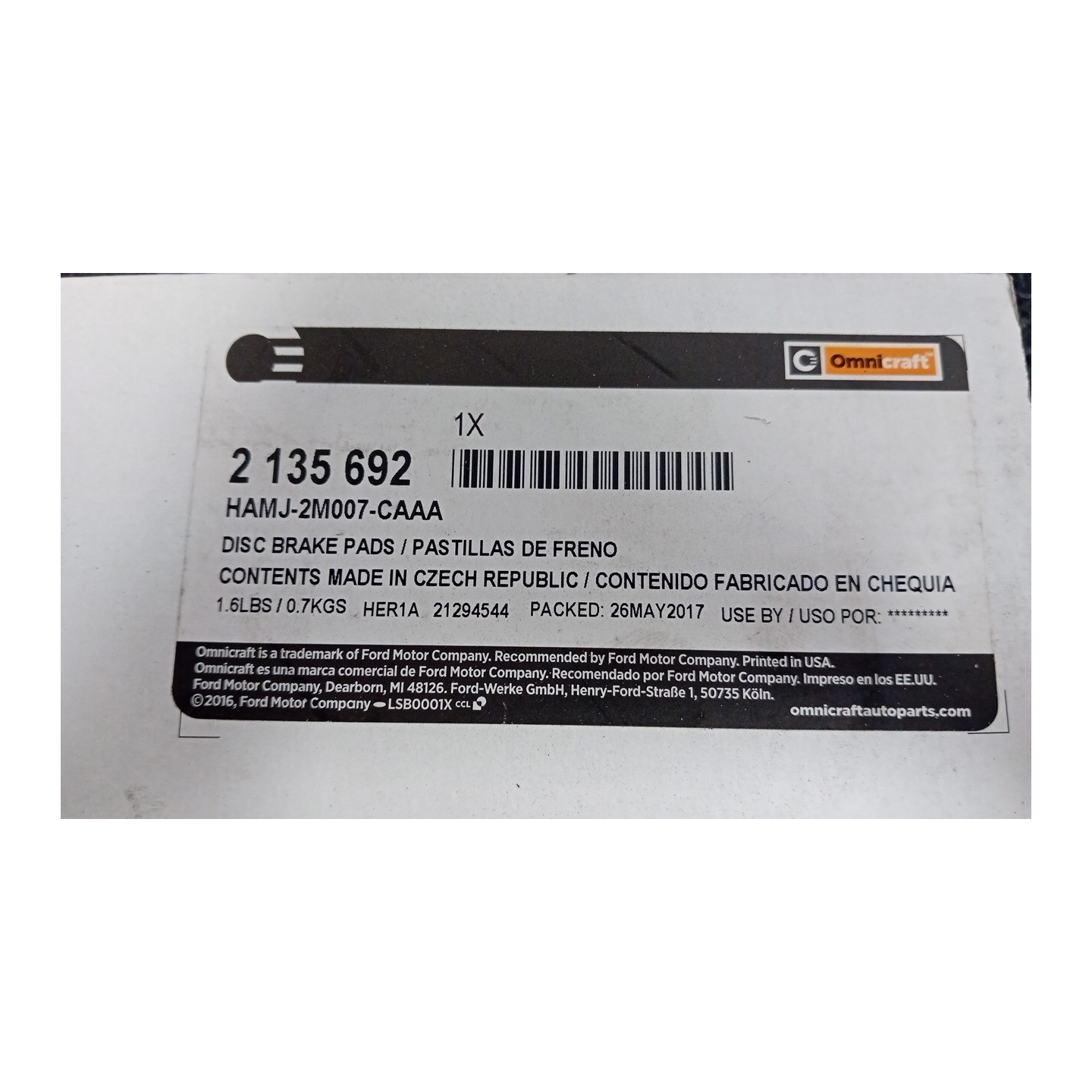 SERIE PASTIGLIE FRENI POST. 186 HYUNDAI TRAJET (03/00-02/08)  583023AA20