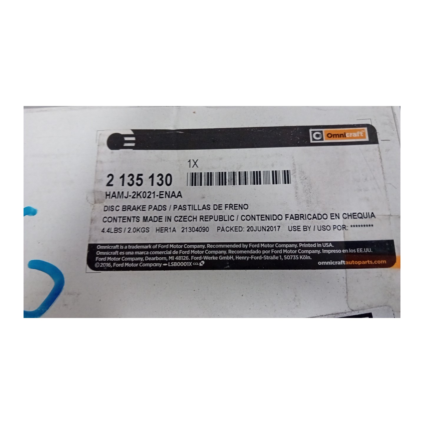 SERIE PASTIGLIE FRENI ANT. 187 TOYOTA AVENSIS (04/03-04/09)  0446505221