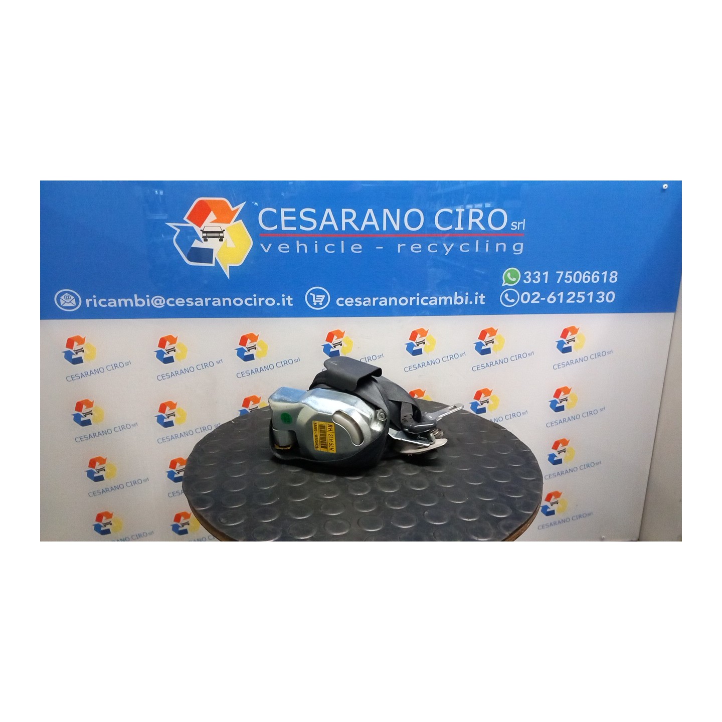 CINTURA DI SICUREZZA ANT. DX. 004 KIA RIO 3A SERIE (08/11-09/15) D3FA 888801W600DCM