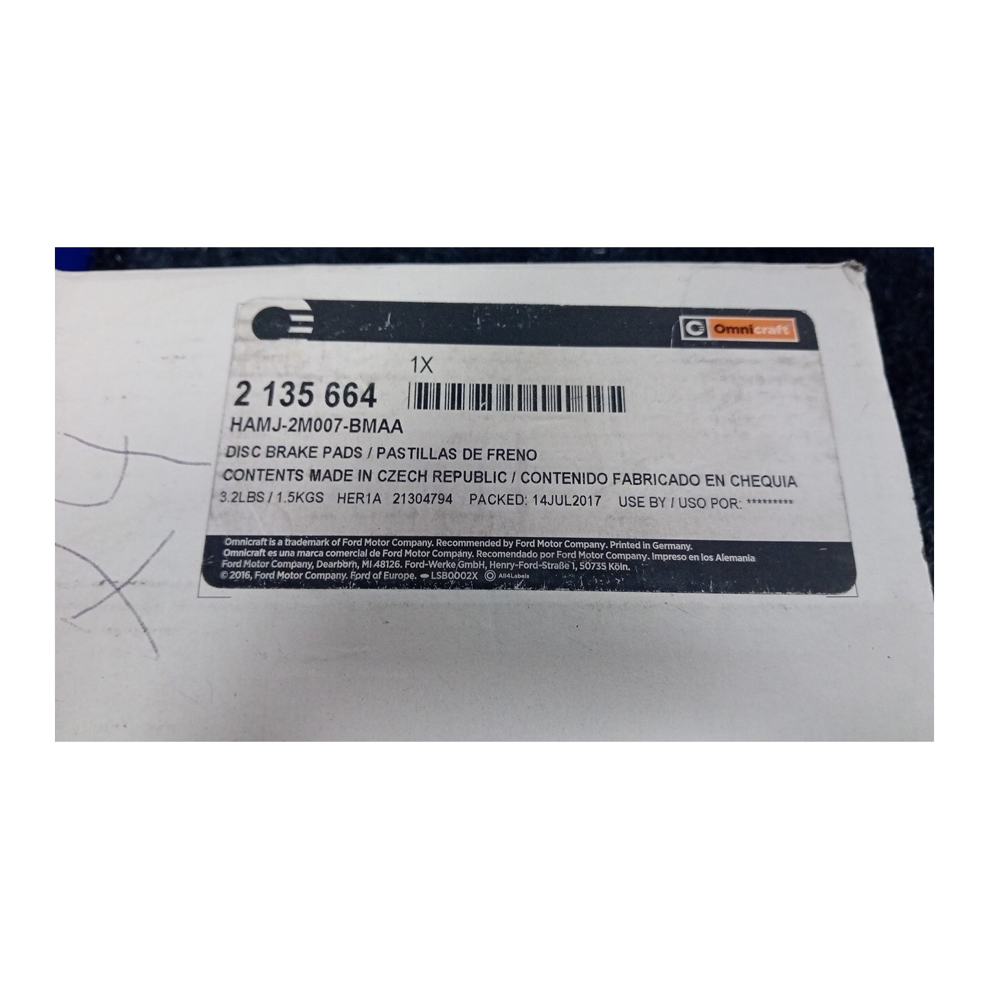 SERIE PASTIGLIE FRENI POST. 040 FIAT DUCATO (2E) (02/02-06/06)  77364860
