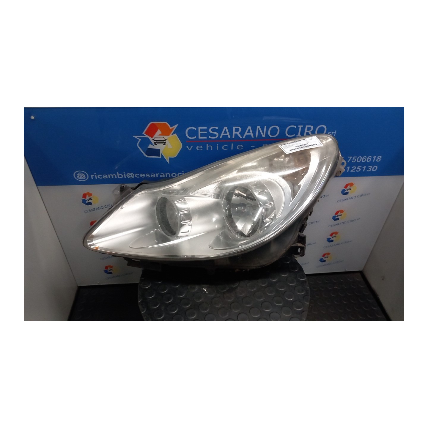 PROIETTORE SX. 079 OPEL CORSA (S07) (07/06-02/11) Z12XEP 93189361