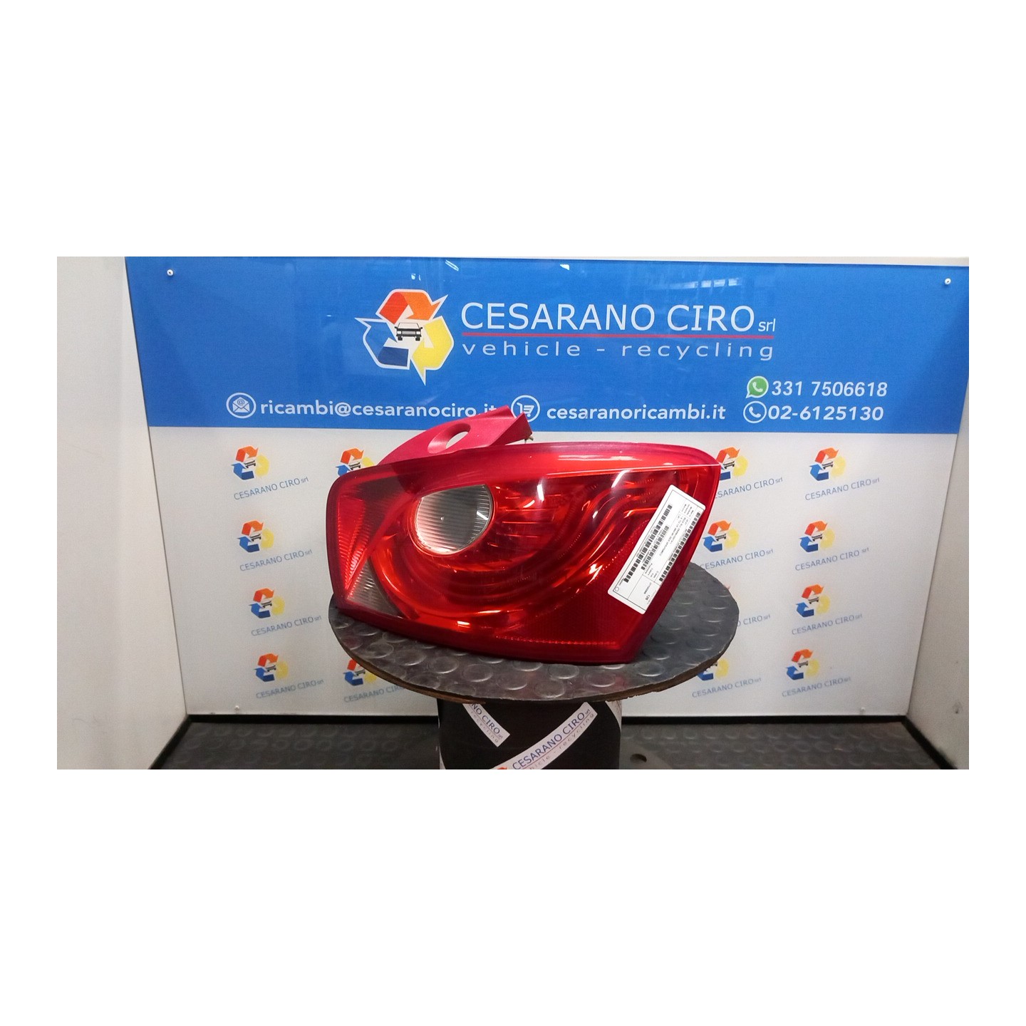 FANALE POST. DX. 089 SEAT IBIZA (6J) (05/08-03/13) CAY 6J4945096H