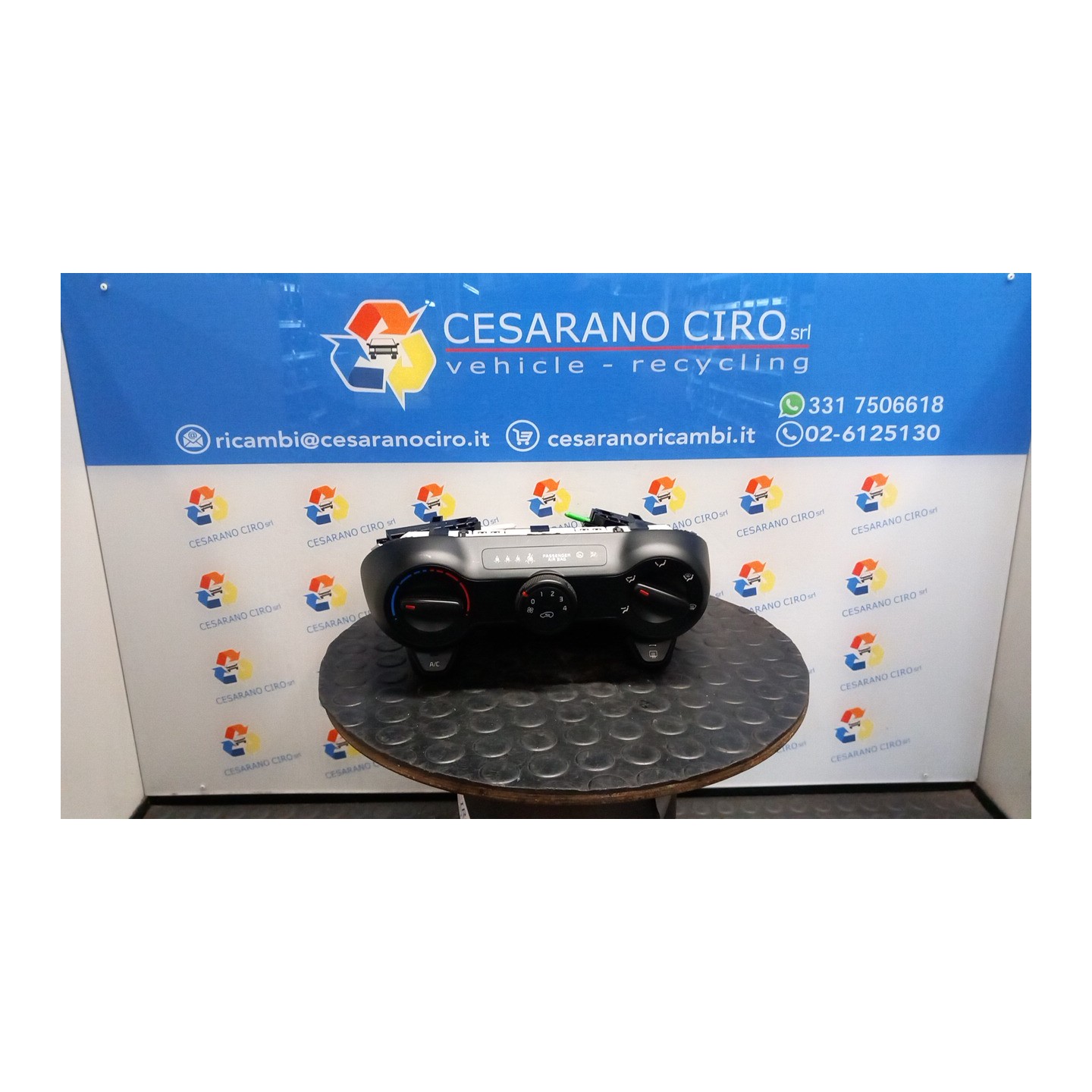 BLOCCO COMANDO CLIMATIZZAZIONE C/A/C 097 KIA PICANTO 3A SERIE (03/17-06/21 G3LA 97250G6100ASB