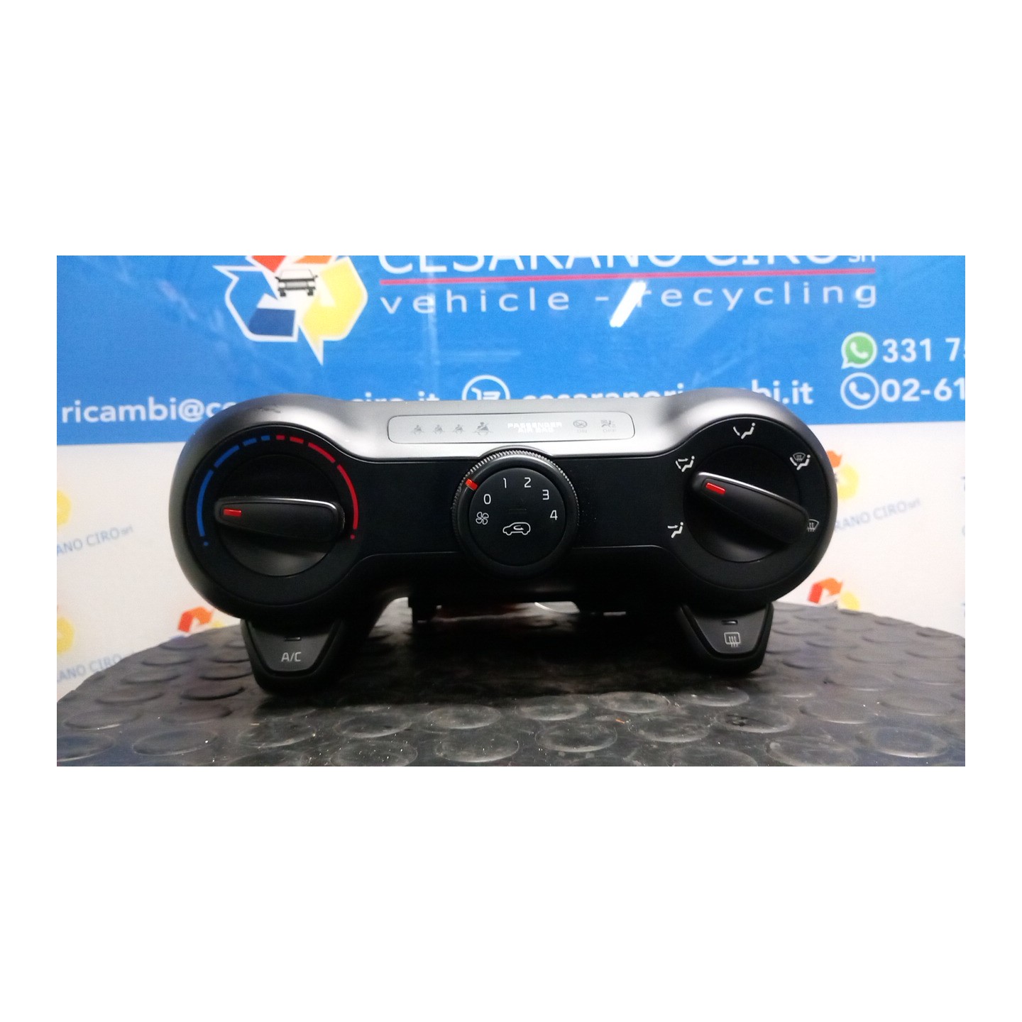 BLOCCO COMANDO CLIMATIZZAZIONE C/A/C 097 KIA PICANTO 3A SERIE (03/17-06/21 G3LA 97250G6100ASB