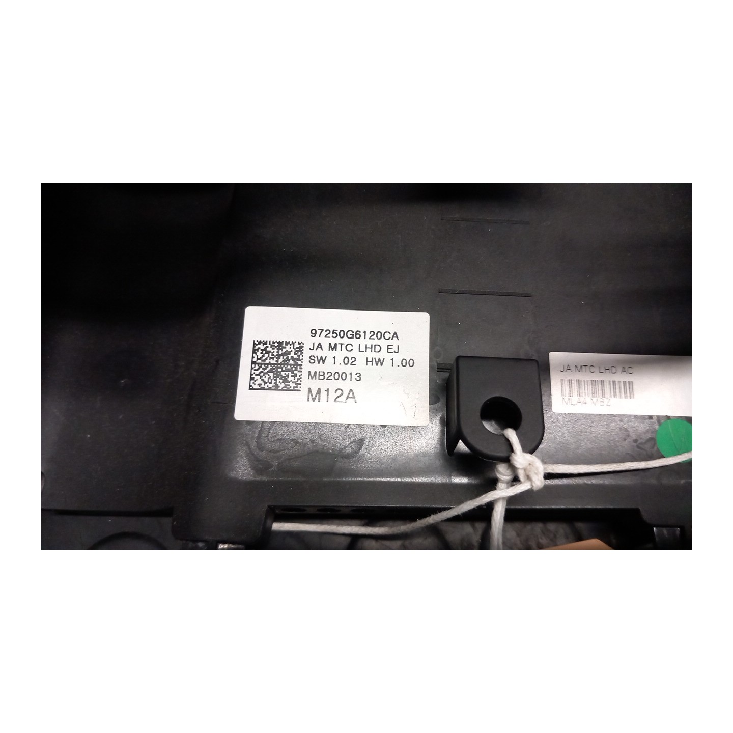 BLOCCO COMANDO CLIMATIZZAZIONE C/A/C 097 KIA PICANTO 3A SERIE (03/17-06/21 G3LA 97250G6100ASB