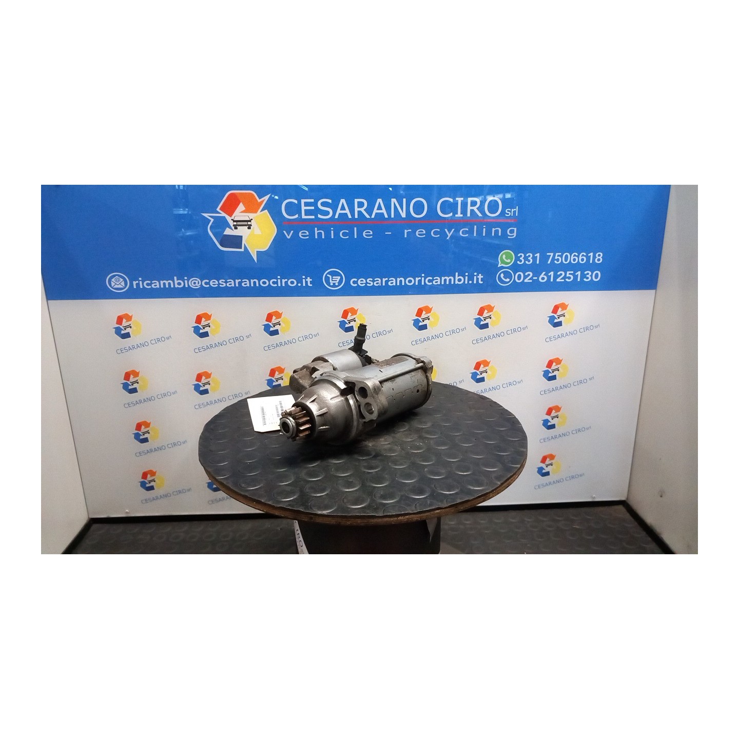 MOTORINO AVVIAMENTO 1.1KW BOSCH/ROTAZ. 008 VOLKSWAGEN UP! (1S) (11/11-10/16) CHY 02M911021HX
