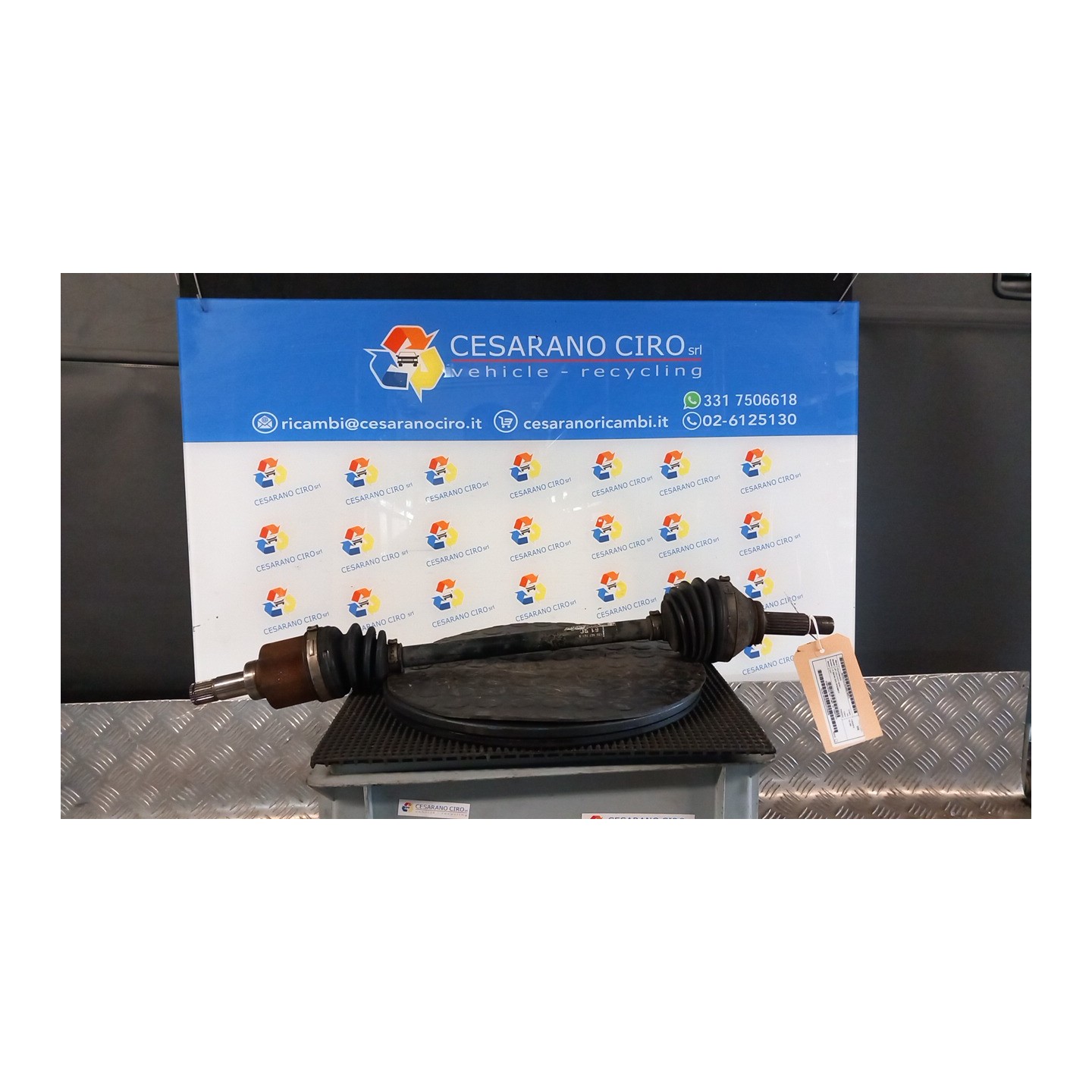 SEMIALBERO ANT. COMPL. SX. 013 VOLKSWAGEN UP! (1S) (11/11-10/16) CHY 1S0407761D