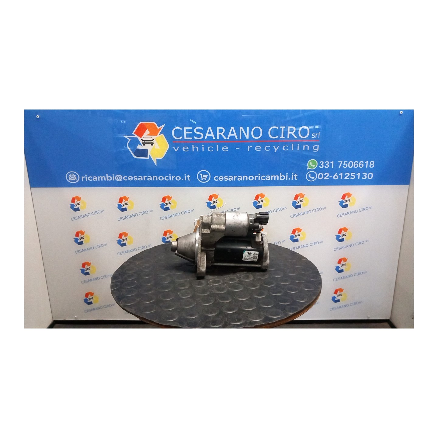 MOTORINO AVVIAMENTO 027 KIA PICANTO 3A SERIE (03/17-06/21 G3LA 3610004300