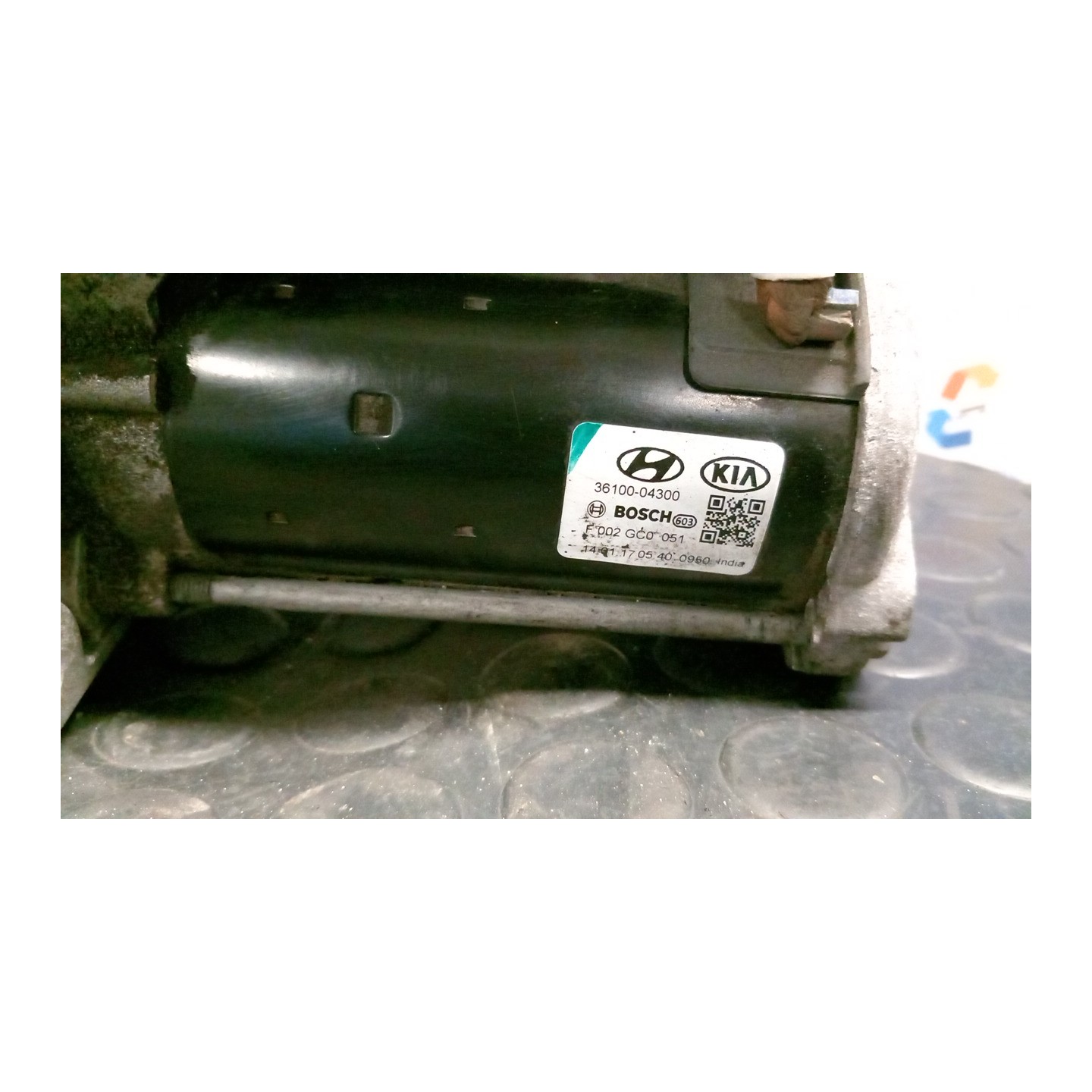 MOTORINO AVVIAMENTO 027 KIA PICANTO 3A SERIE (03/17-06/21 G3LA 3610004300