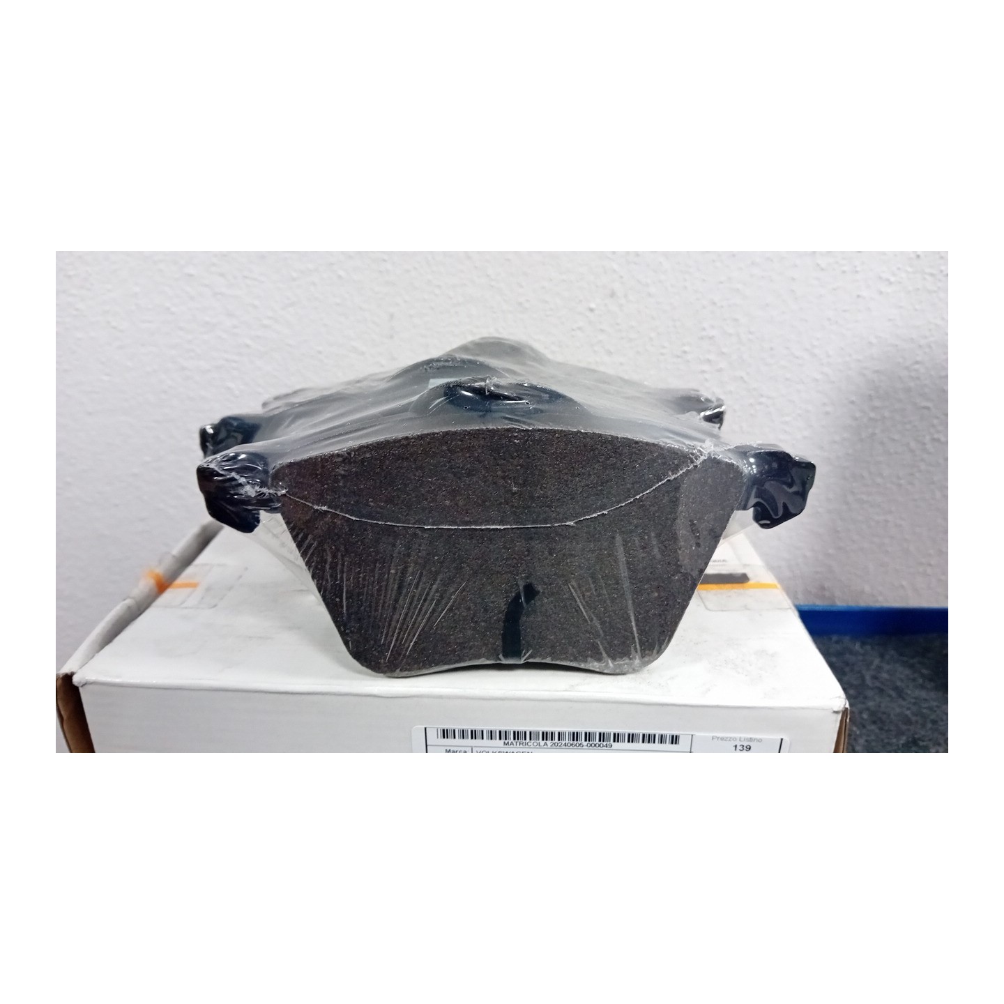 SERIE PASTIGLIE FRENI ANT. 049 VOLKSWAGEN SHARAN (7M) (04/00-)  7M3698151B