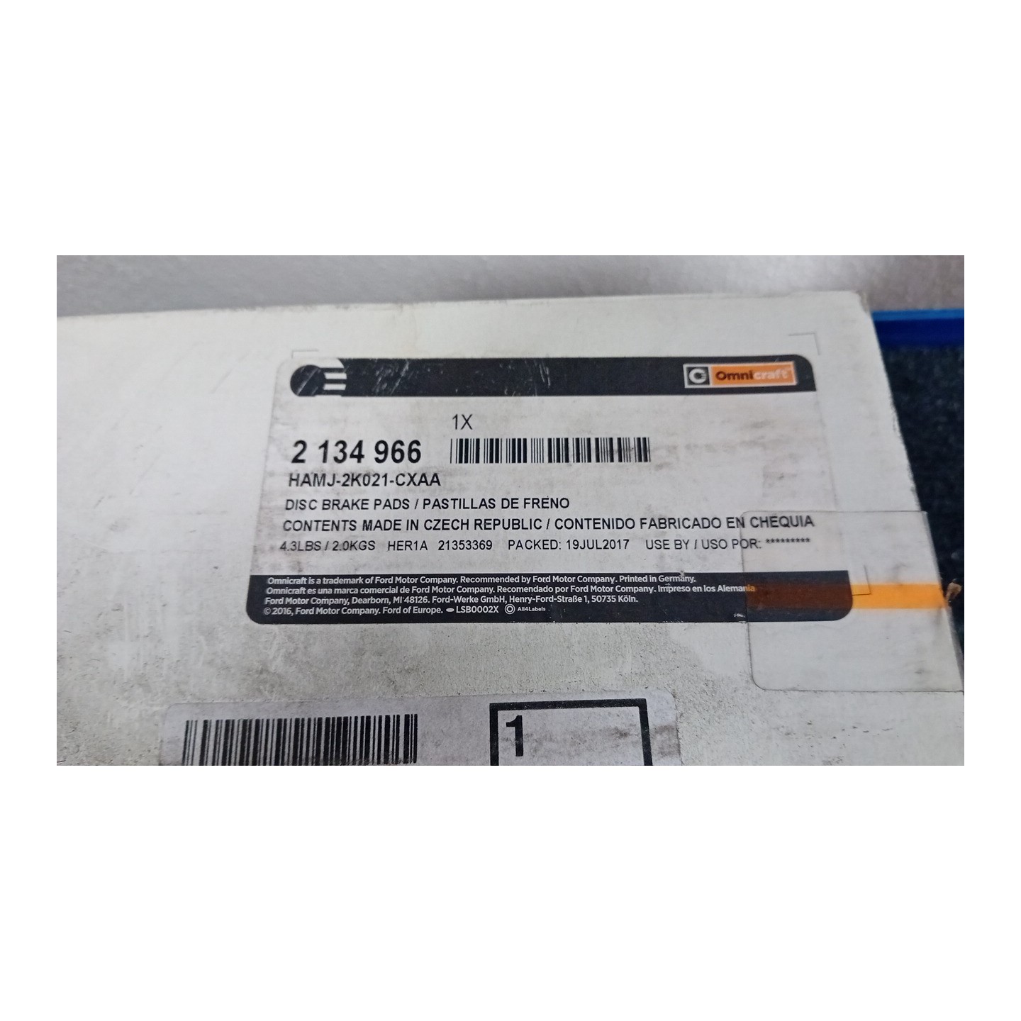 SERIE PASTIGLIE FRENI ANT. 052 LANCIA PHEDRA (TC) (06/02-01/11)  77366761