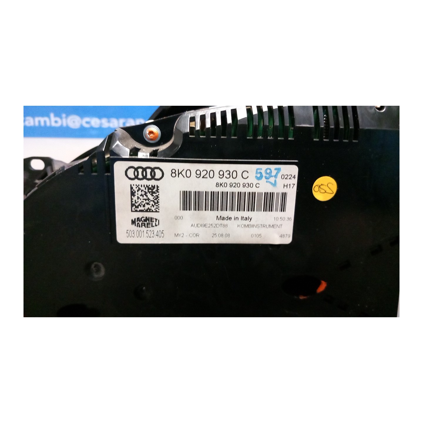 QUADRO STRUMENTI COMPL. KM/H 097 AUDI A4 (8K) (09/07-03/13) CAH 8K0920900DX