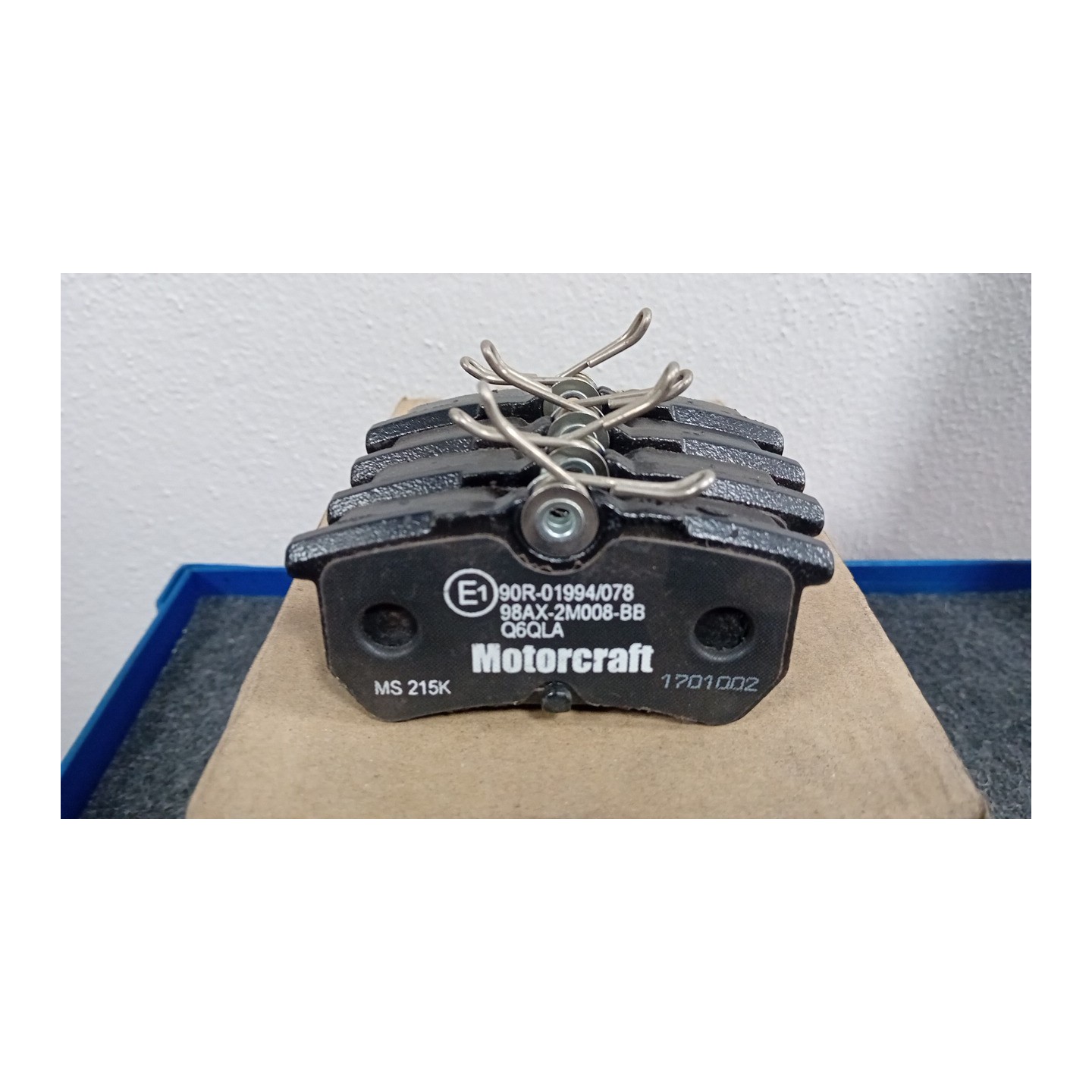 SERIE PASTIGLIE FRENI POST. 002 FORD FIESTA (CCN) (11/12-)  1810990
