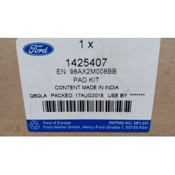 SERIE PASTIGLIE FRENI POST. 002 FORD FIESTA (CCN) (11/12-)  1810990