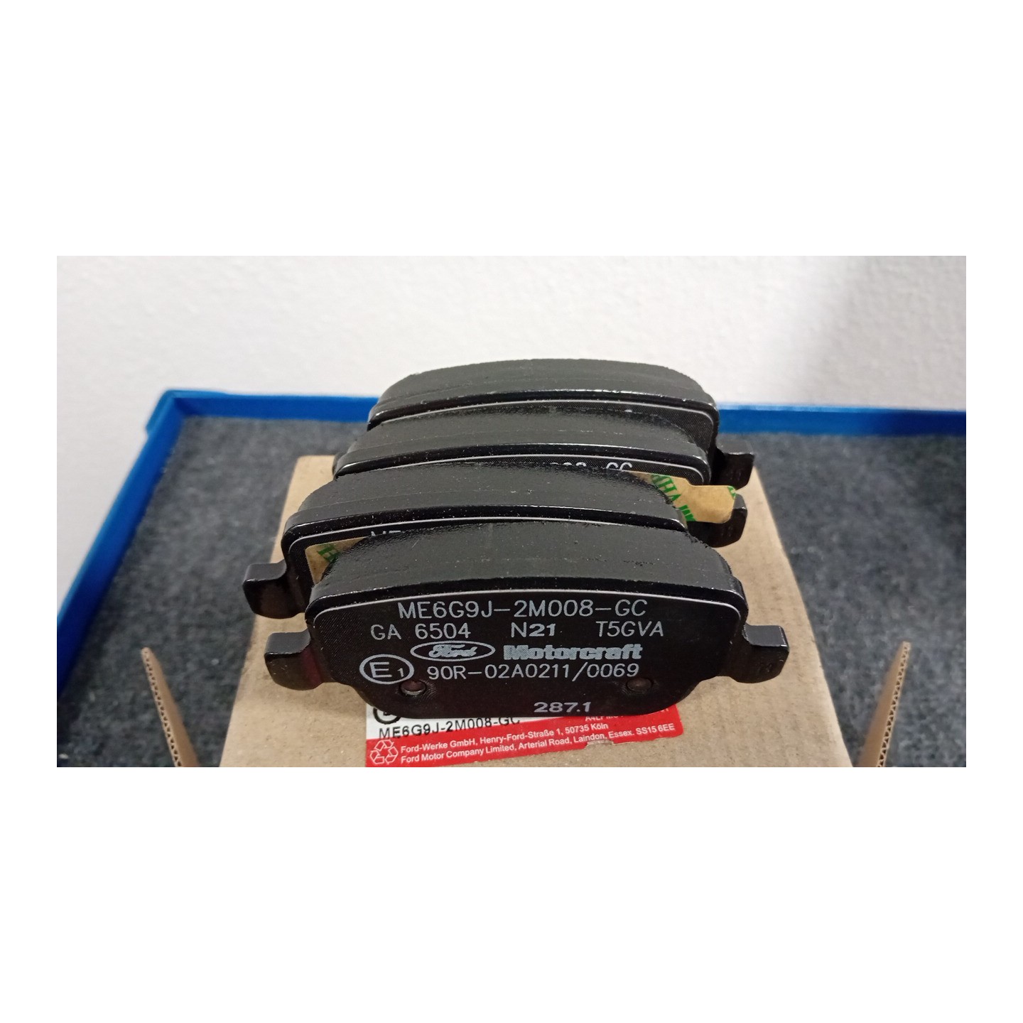 SERIE PASTIGLIE FRENI POST. C/FRENO 003 FORD S-MAX (CA1) (05/06-03/10)  1752093